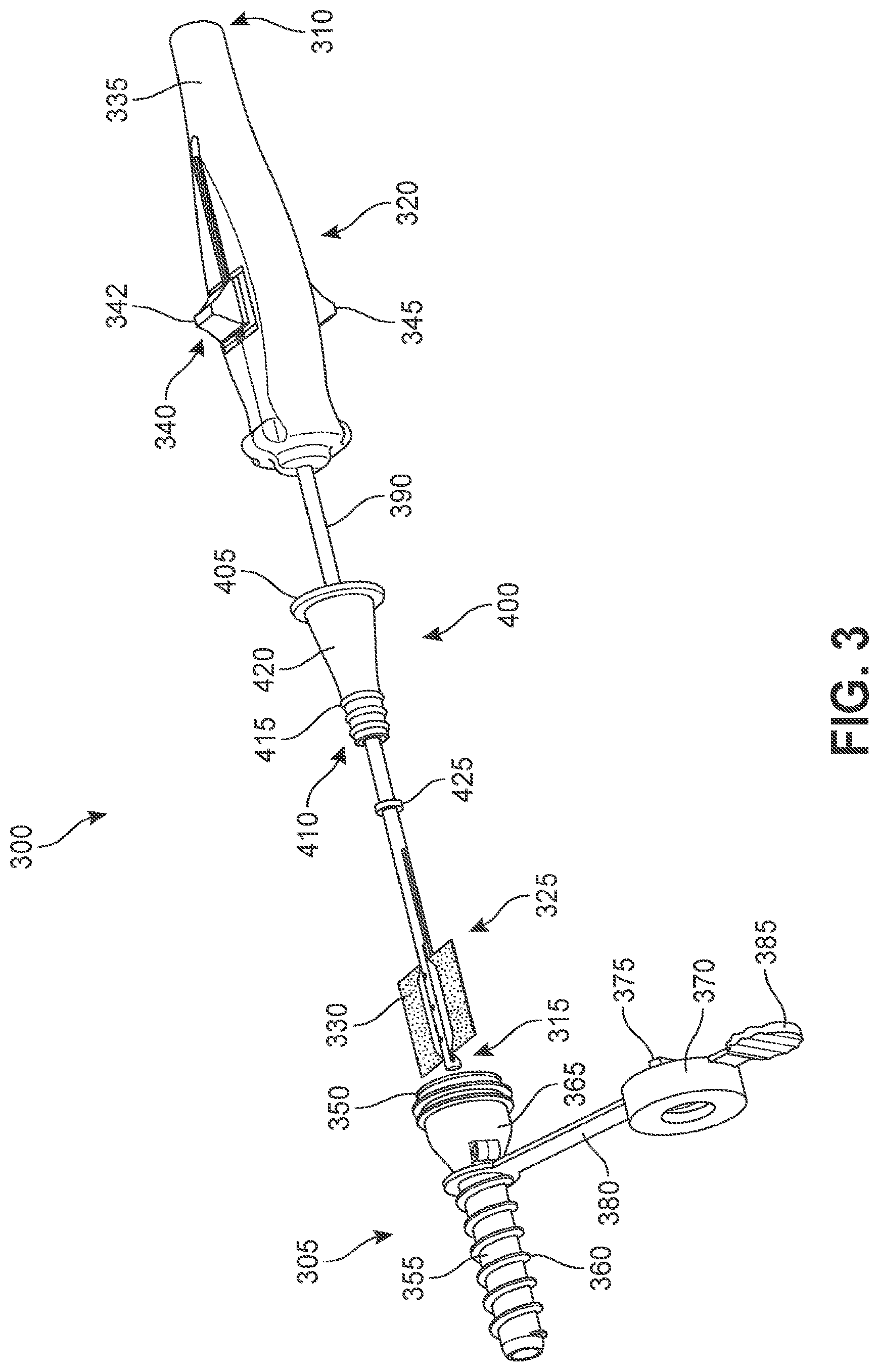 Patent US12102545 Figure 3 – Implant delivery device