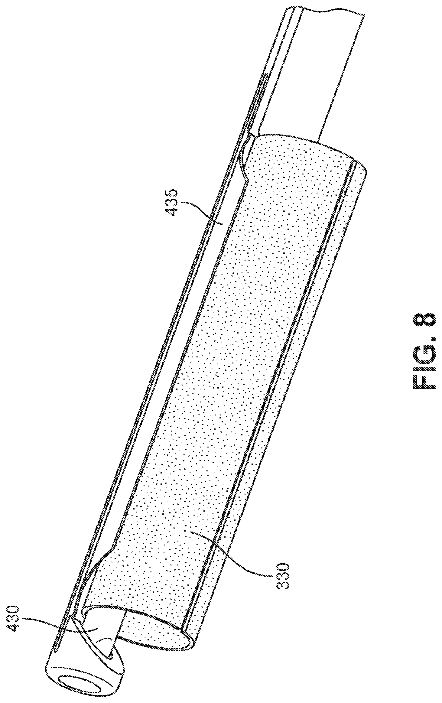 Patent US12102545 Figure 8 – Implant delivery device