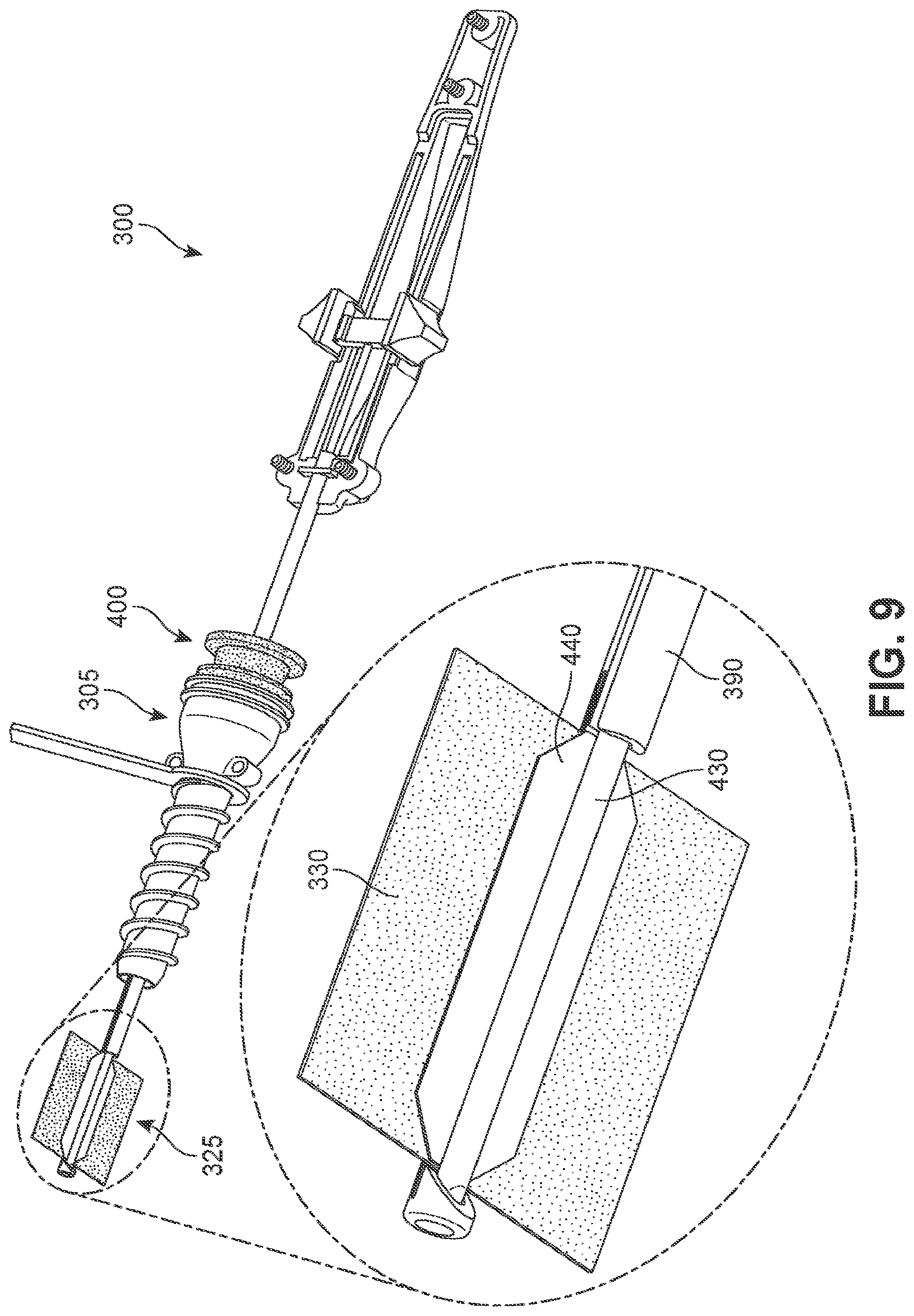 Patent US12102545 Figure 9 – Implant delivery device