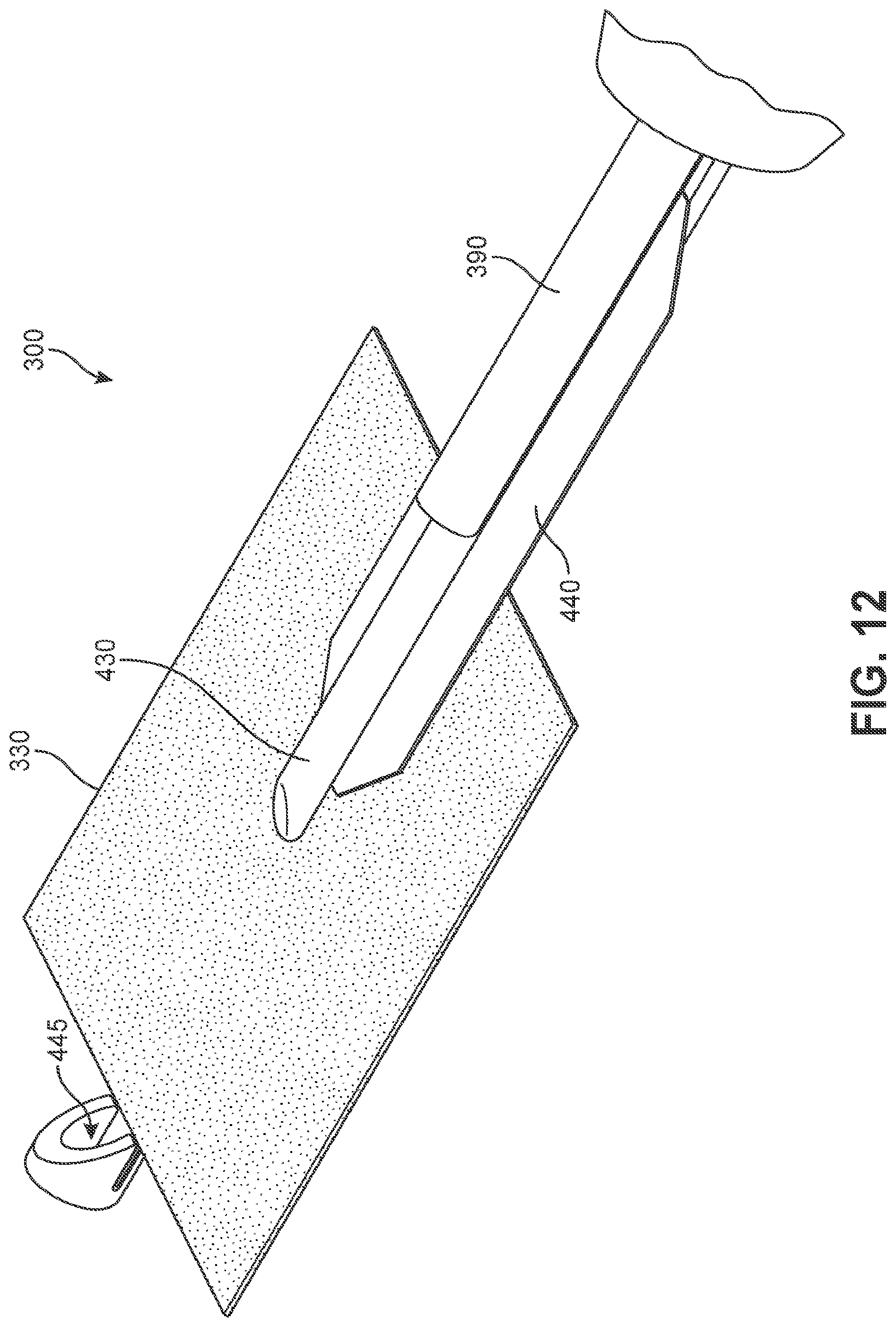 Patent US12102545 Figure 12 – Implant delivery device