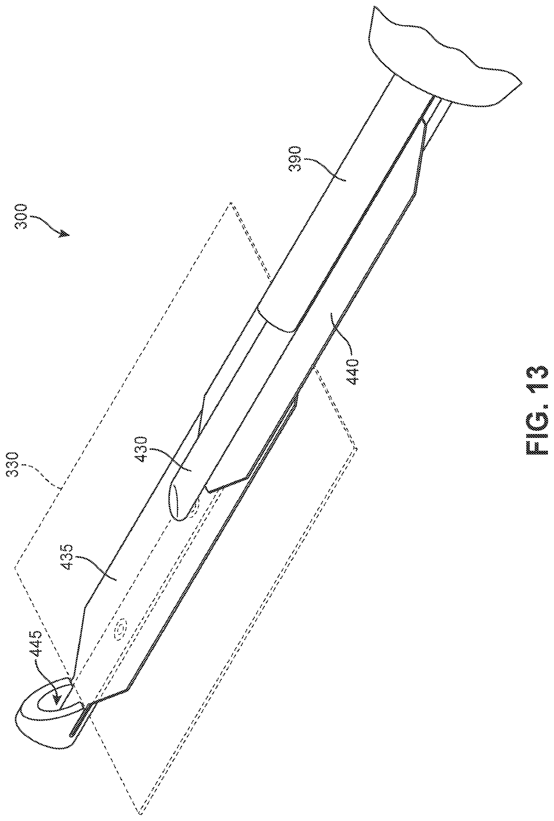 Patent US12102545 Figure 13 – Implant delivery device