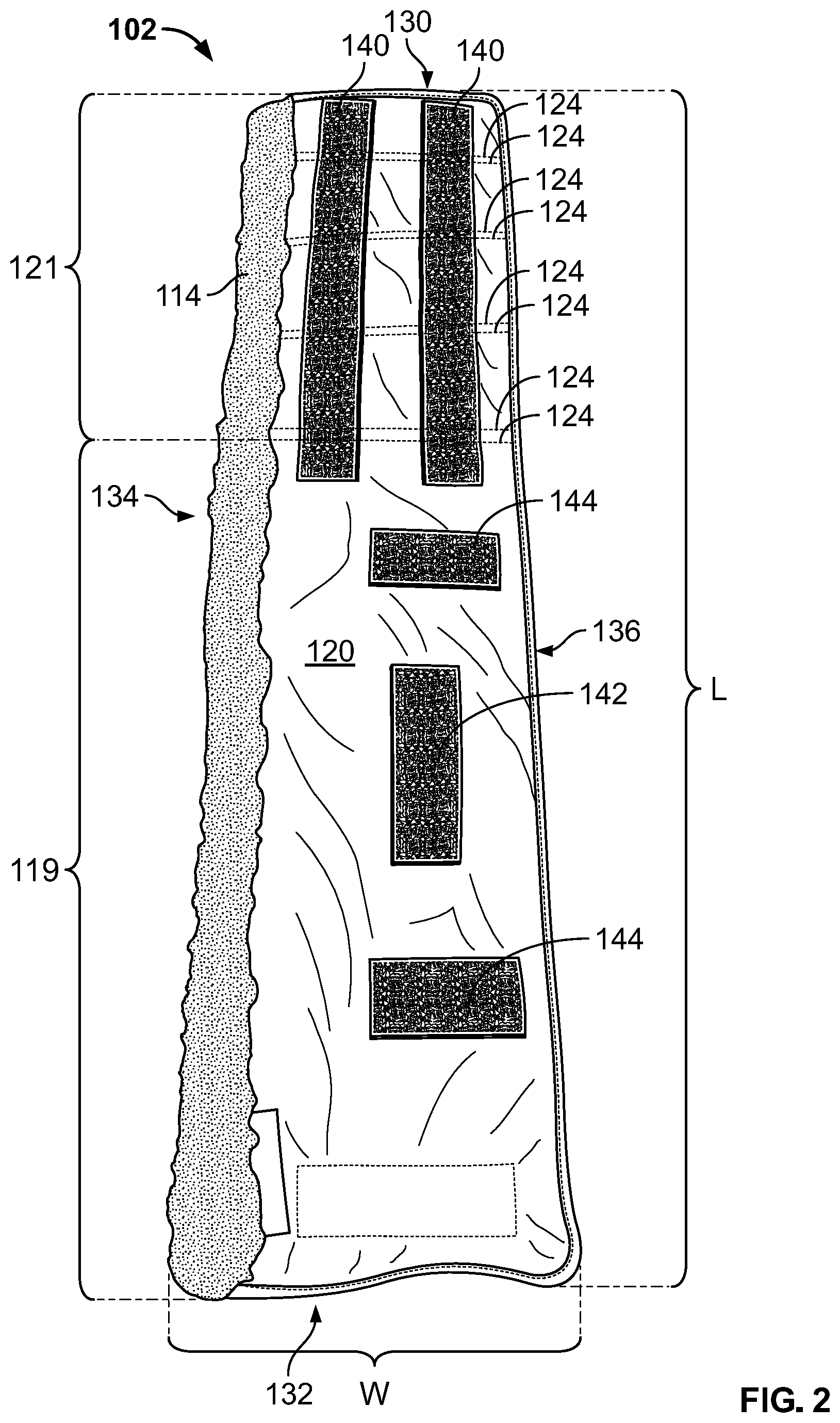 Patent US12102548 Figure 2 – Leg protector for above-knee amputation