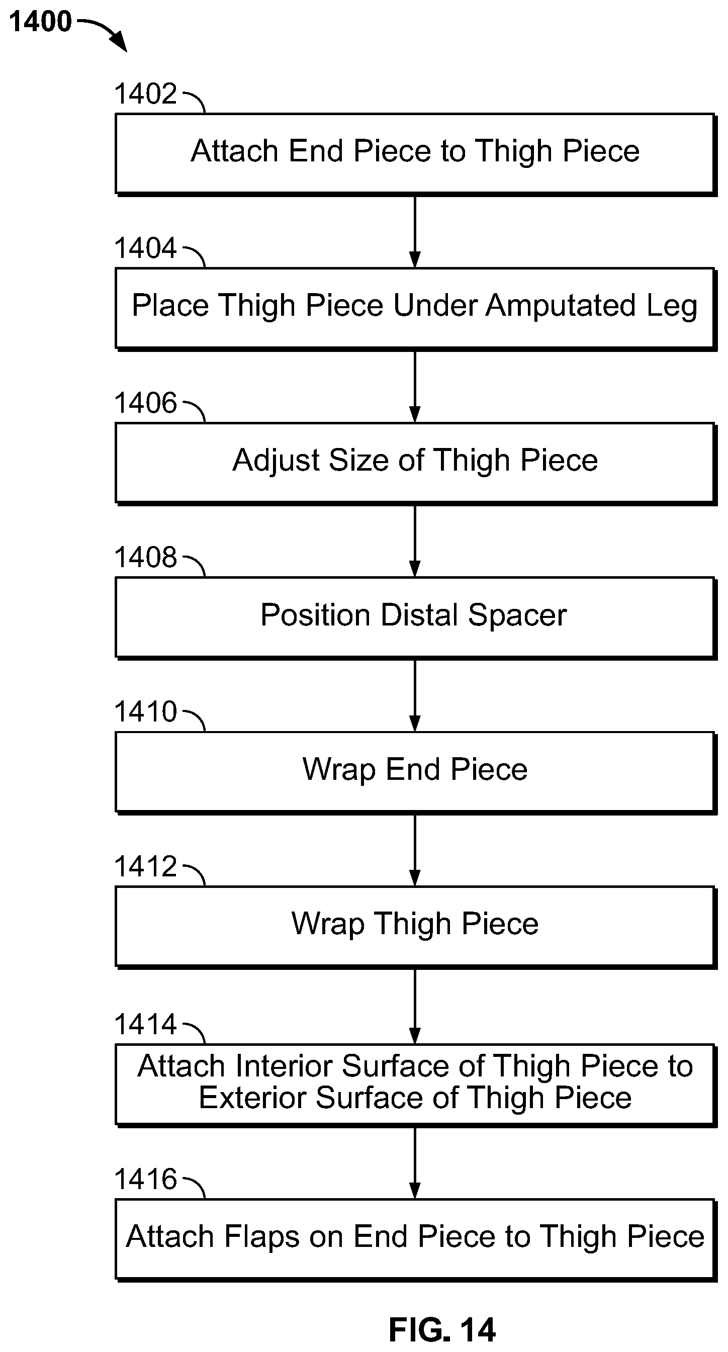 Patent US12102548 Figure 11 – Leg protector for above-knee amputation