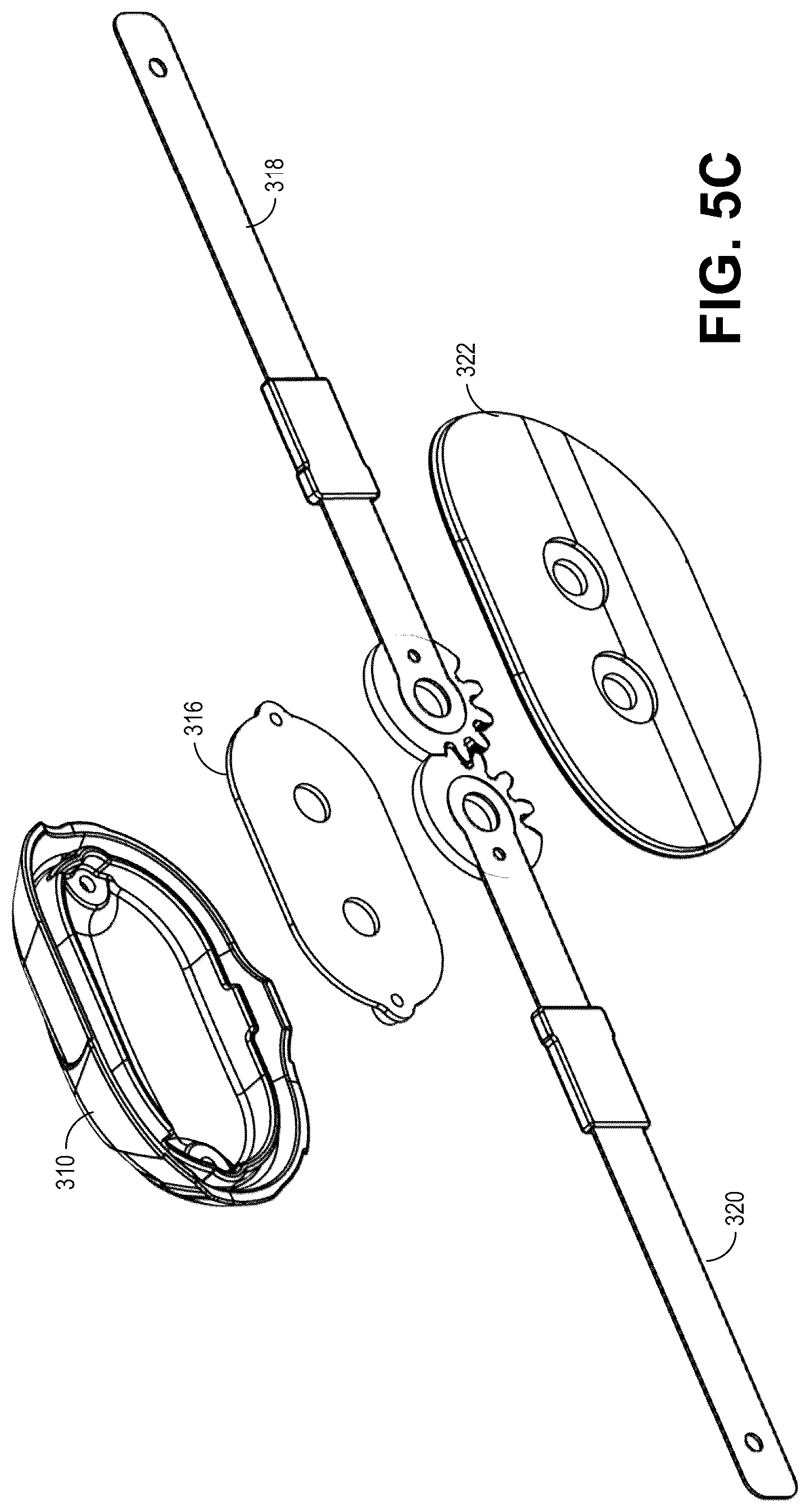 Patent US12102549 Figure 13 – Smart brace and hinge assemblies for same