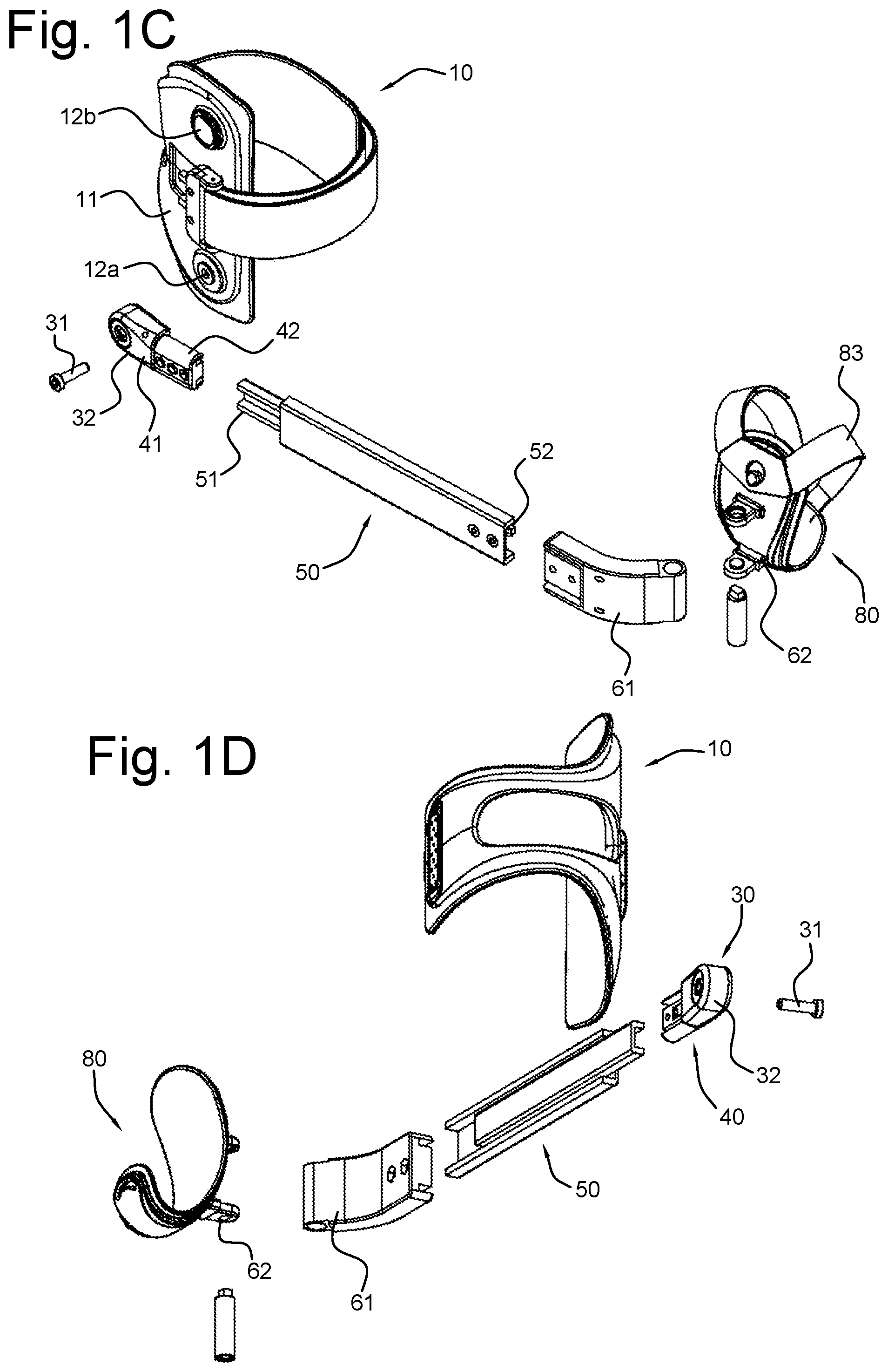 Patent US12102550 Figure 2 – Body wearable brace