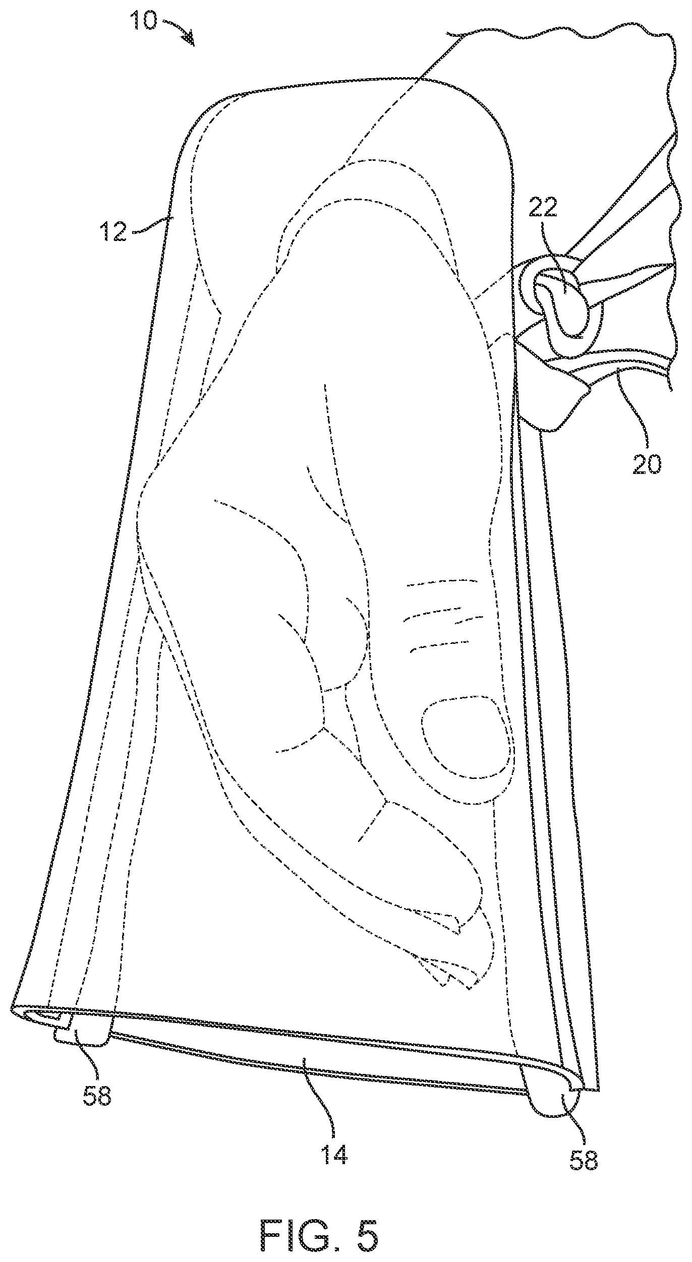 Patent US12102552 Figure 3 – Protective and exercise hand restraint system and apparatus