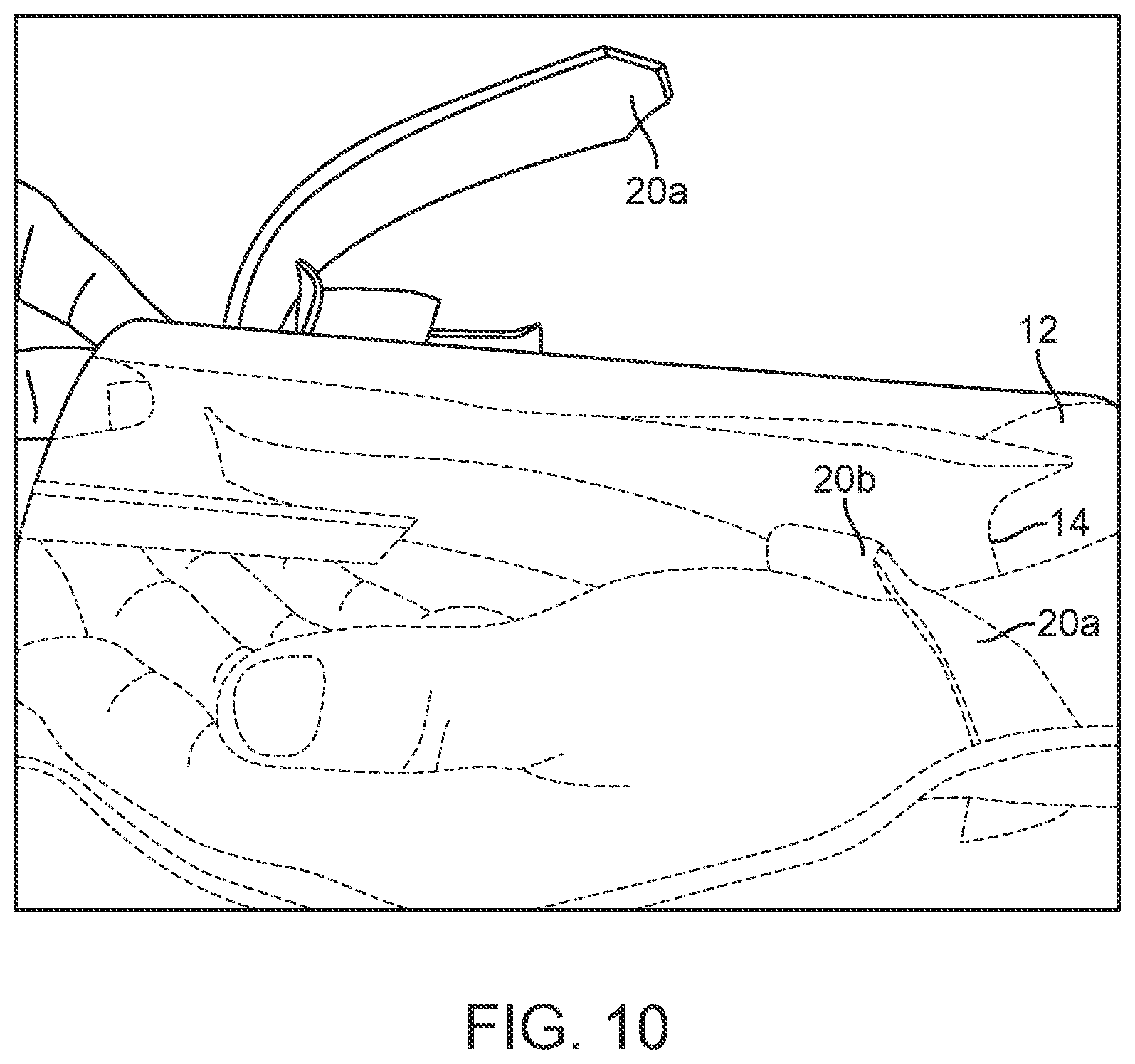 Patent US12102552 Figure 6 – Protective and exercise hand restraint system and apparatus