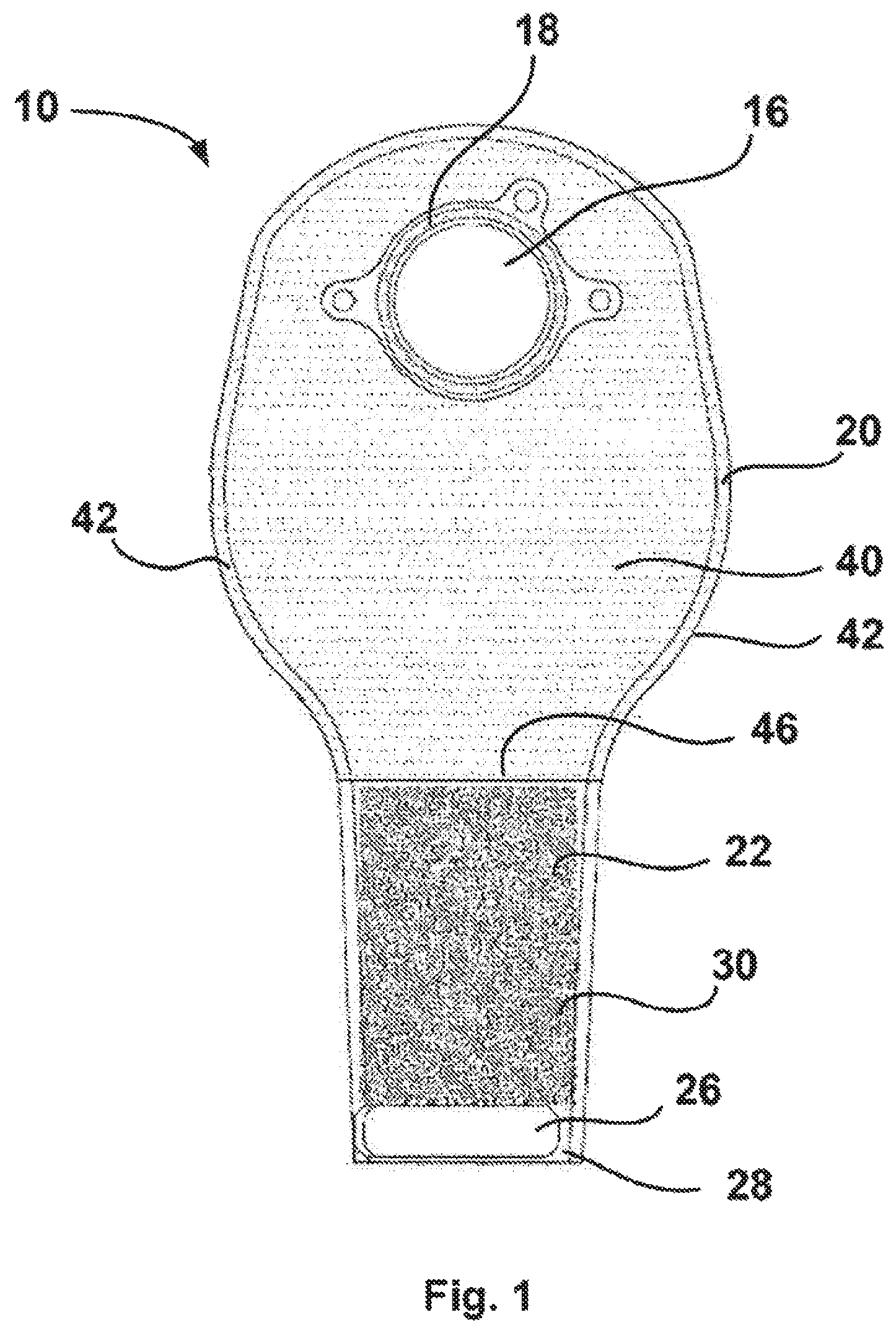 Patent US12102553 — Closure system for a drainable pouch — Figure 1