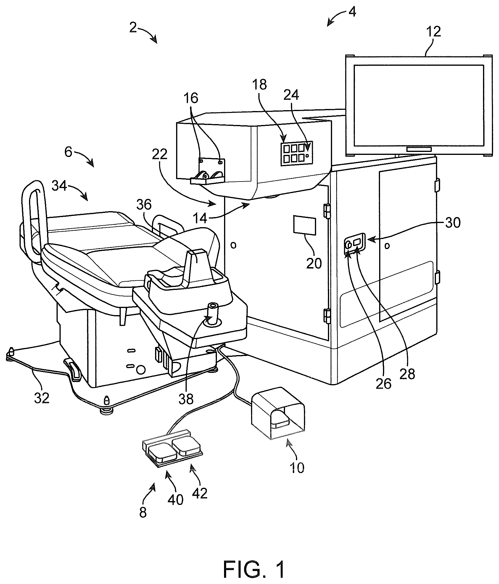 Patent US12102566 Figure 1 – Liquid optical interface for laser eye surgery system