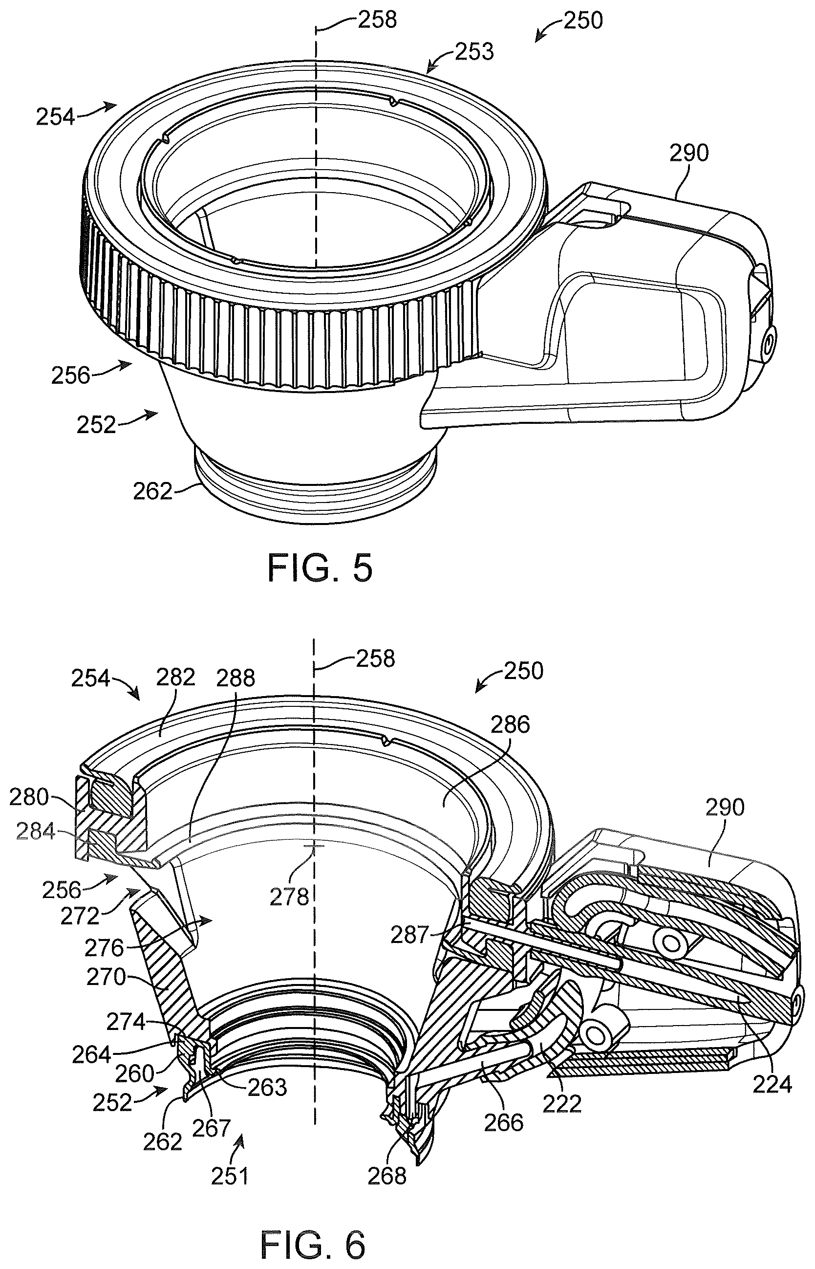 Patent US12102566 Figure 5 – Liquid optical interface for laser eye surgery system