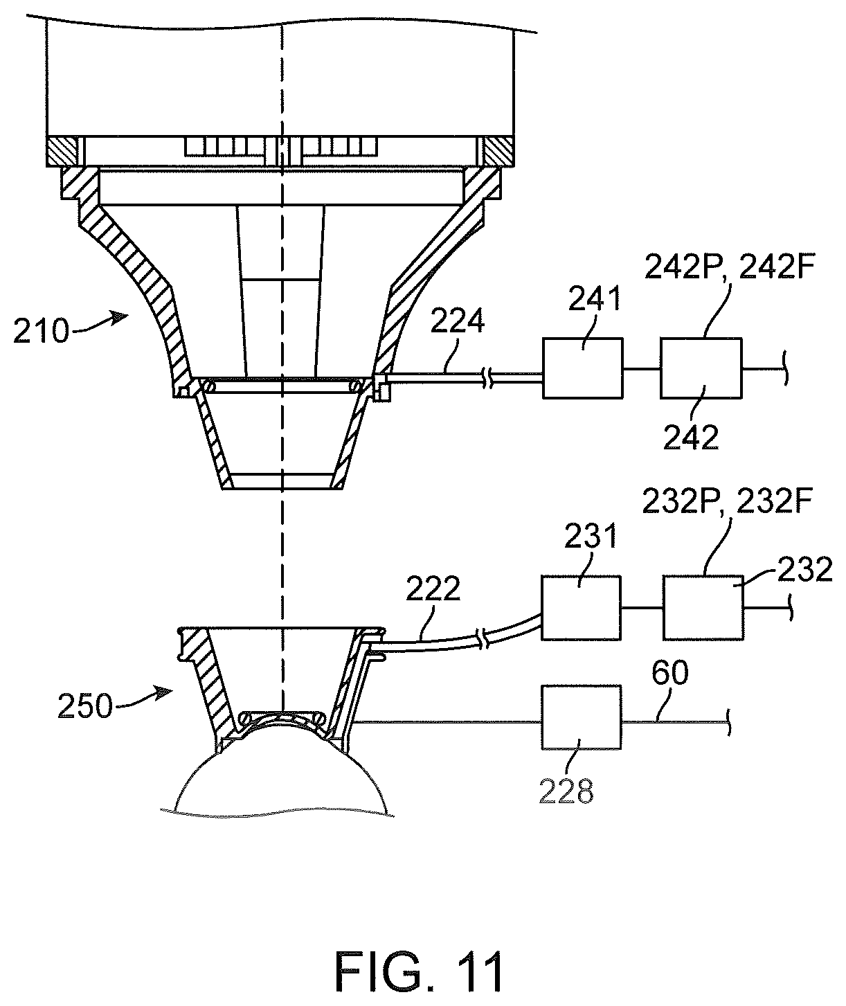 Patent US12102566 Figure 9 – Liquid optical interface for laser eye surgery system
