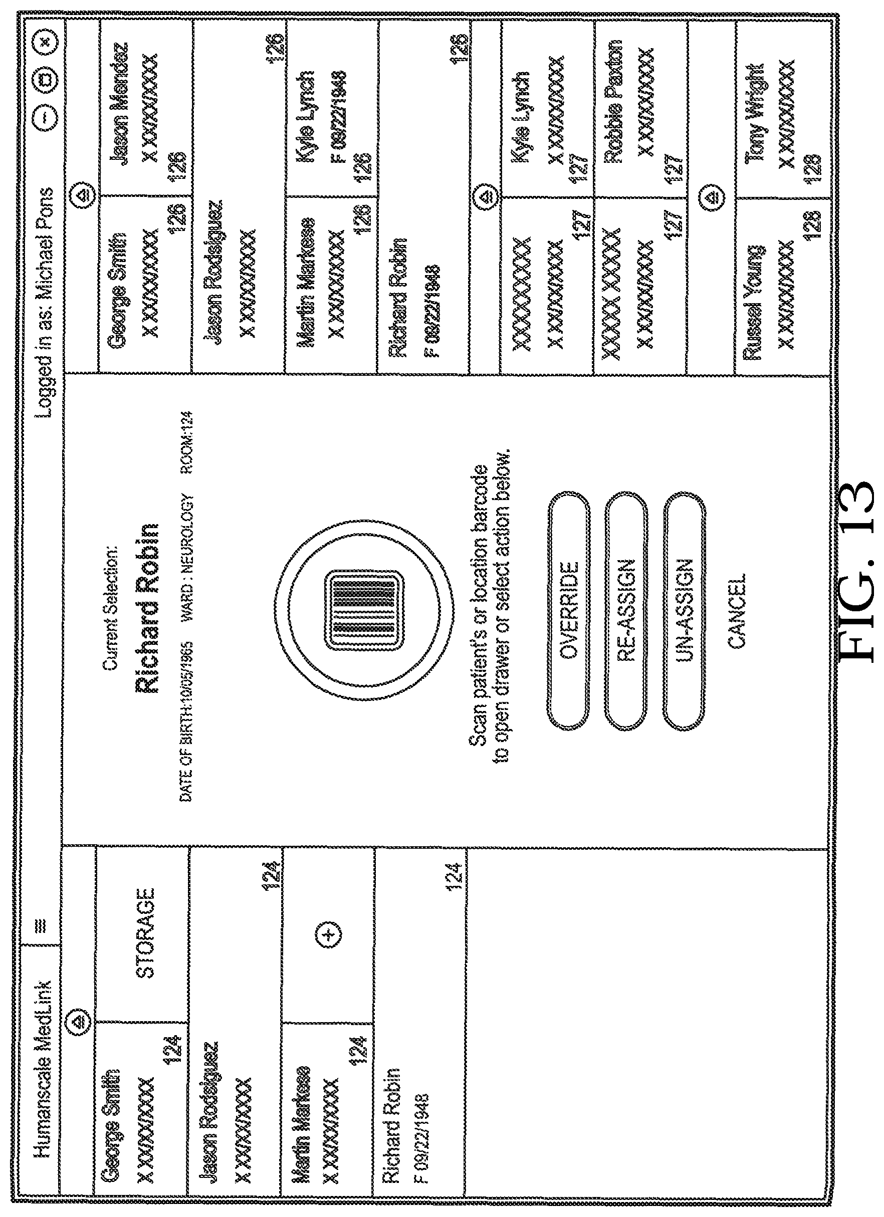 Patent US12102569 Figure 16 – Medical technology station and method of use