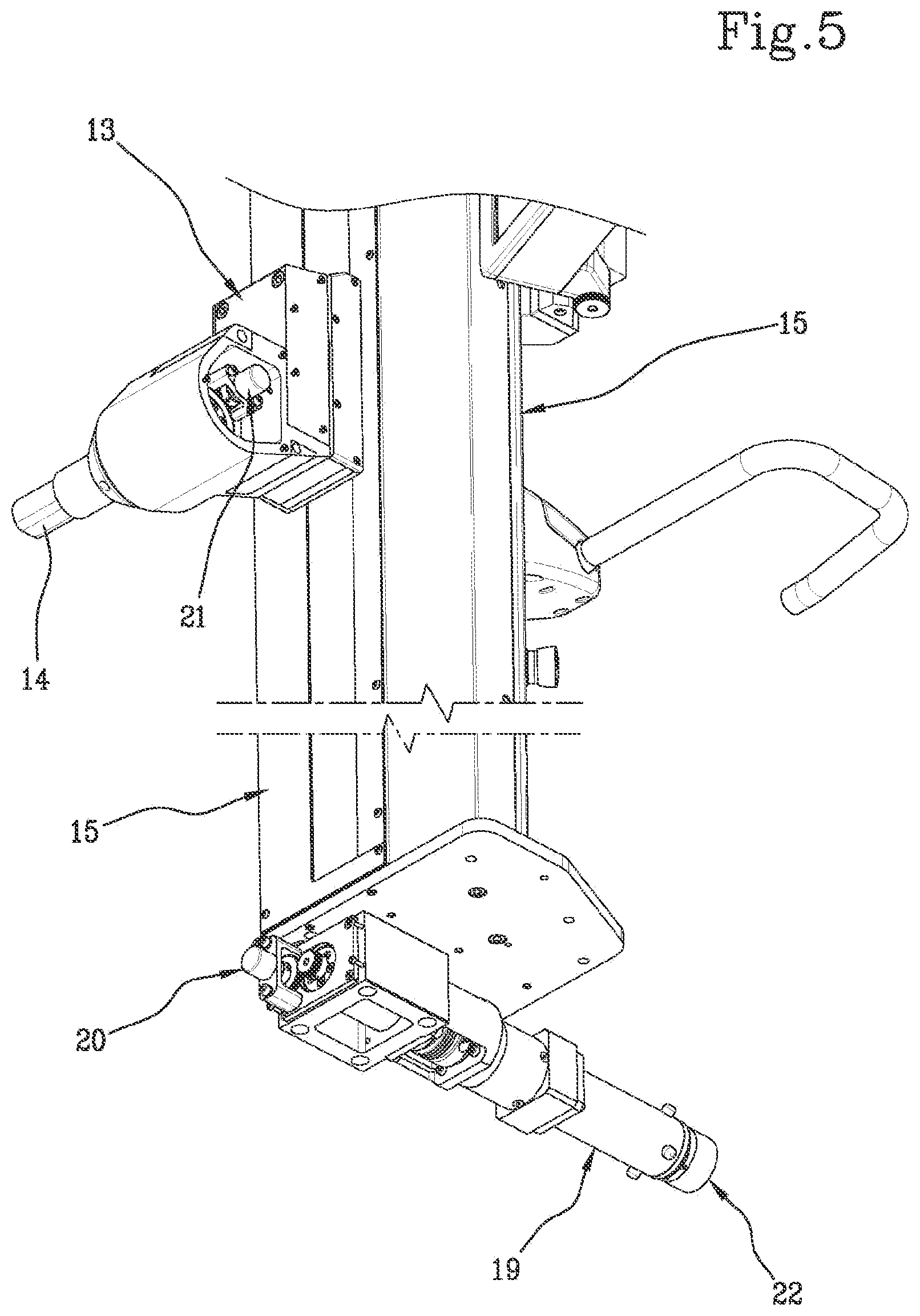 Patent US12102570 Figure 5 – Positioning apparatus of a patient's limb