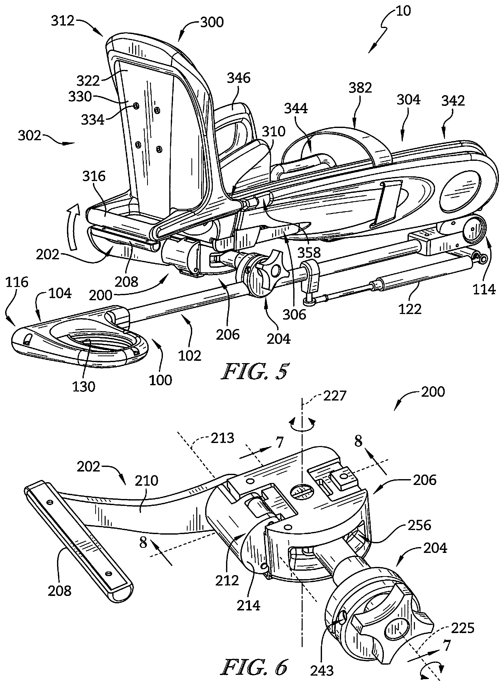 Patent US12102571 Figure 4 – Releasable spar for surgical boot