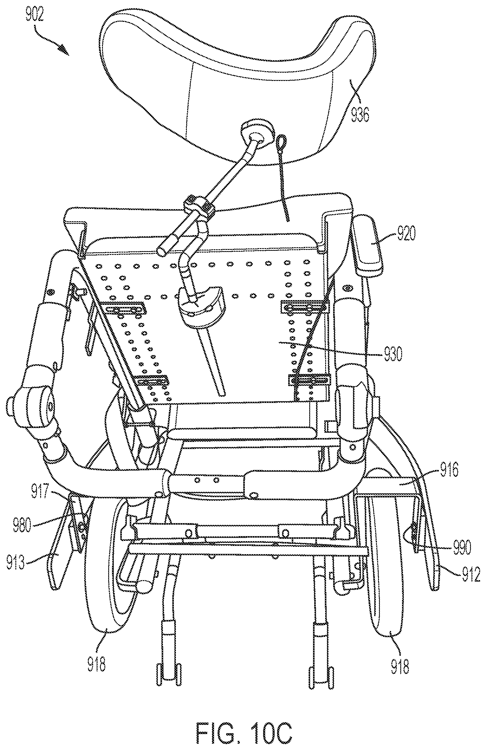 Patent US12102574 Figure 14 – Wheelchair bumper wings
