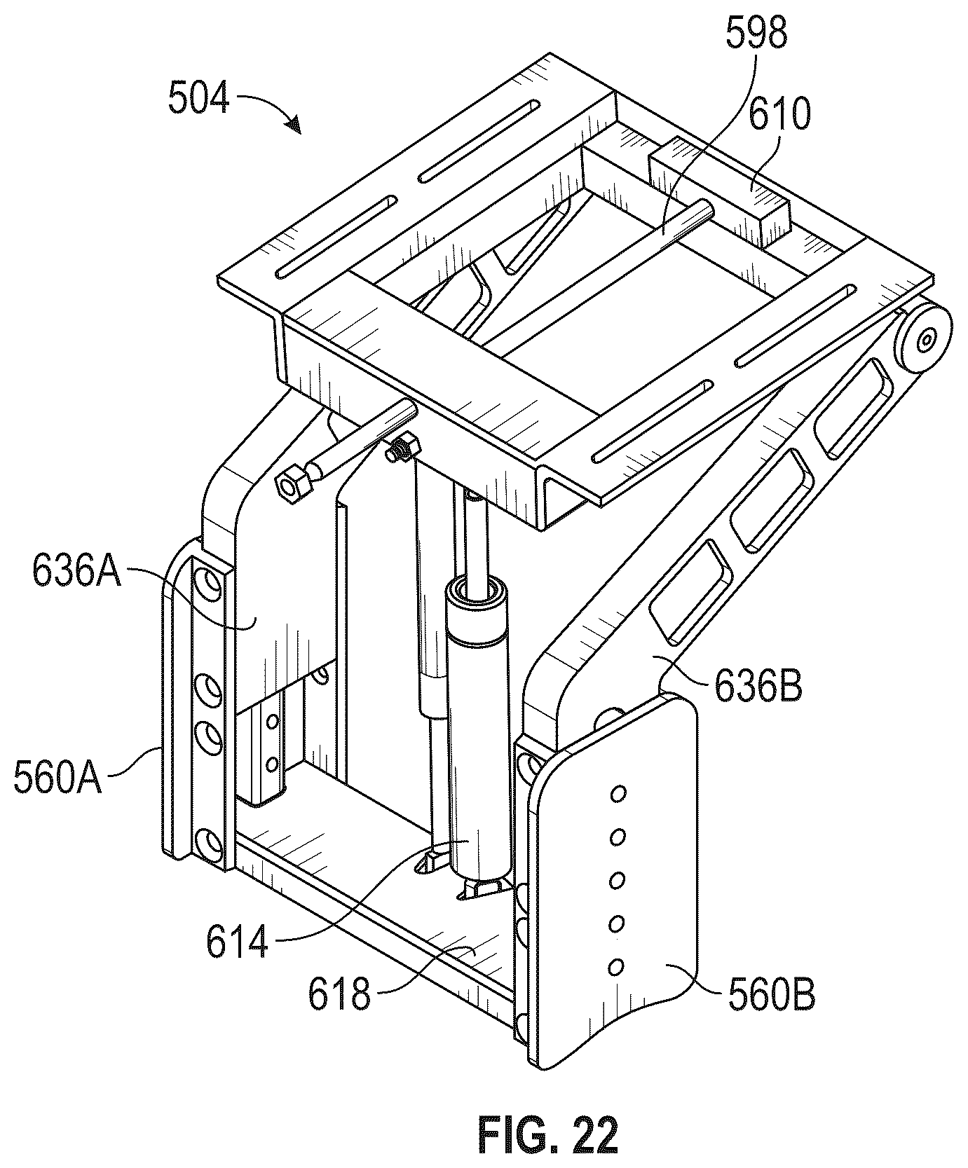 Patent US12102575 Figure 16 – Wheelchair having an adjustable base