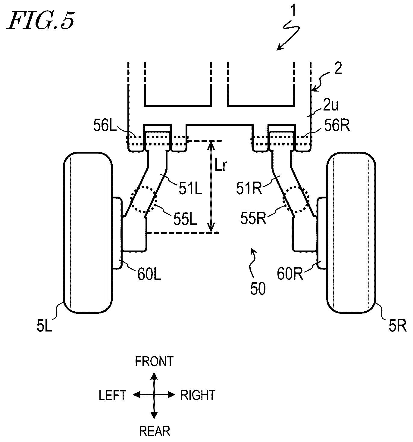 Patent US12102576 Figure 5 – Vehicle