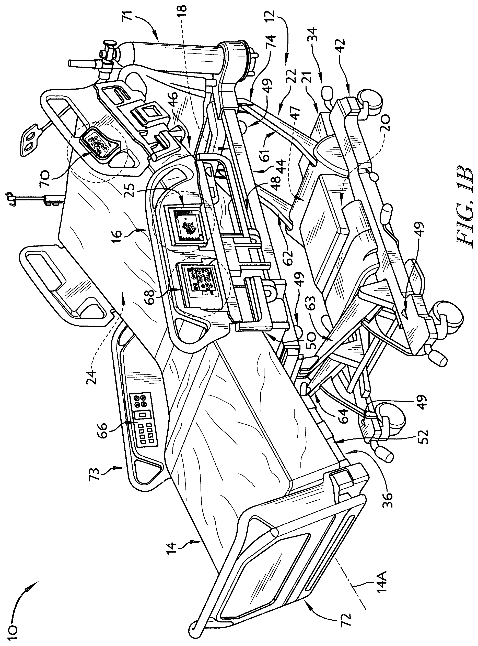 Patent US12102577 Figure 2 – Mattress bladder control using a bleed valve