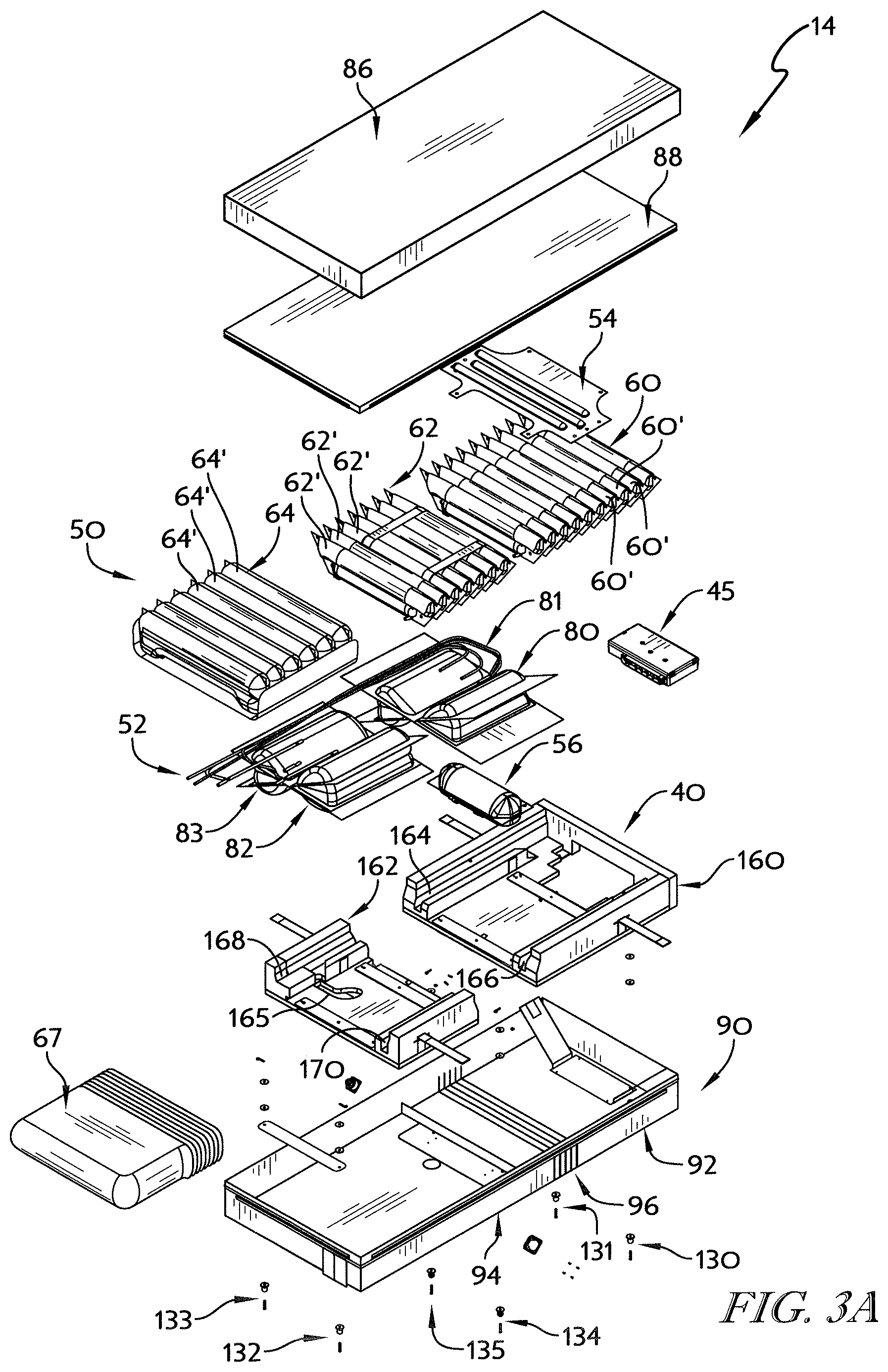 Patent US12102577 Figure 6 – Mattress bladder control using a bleed valve