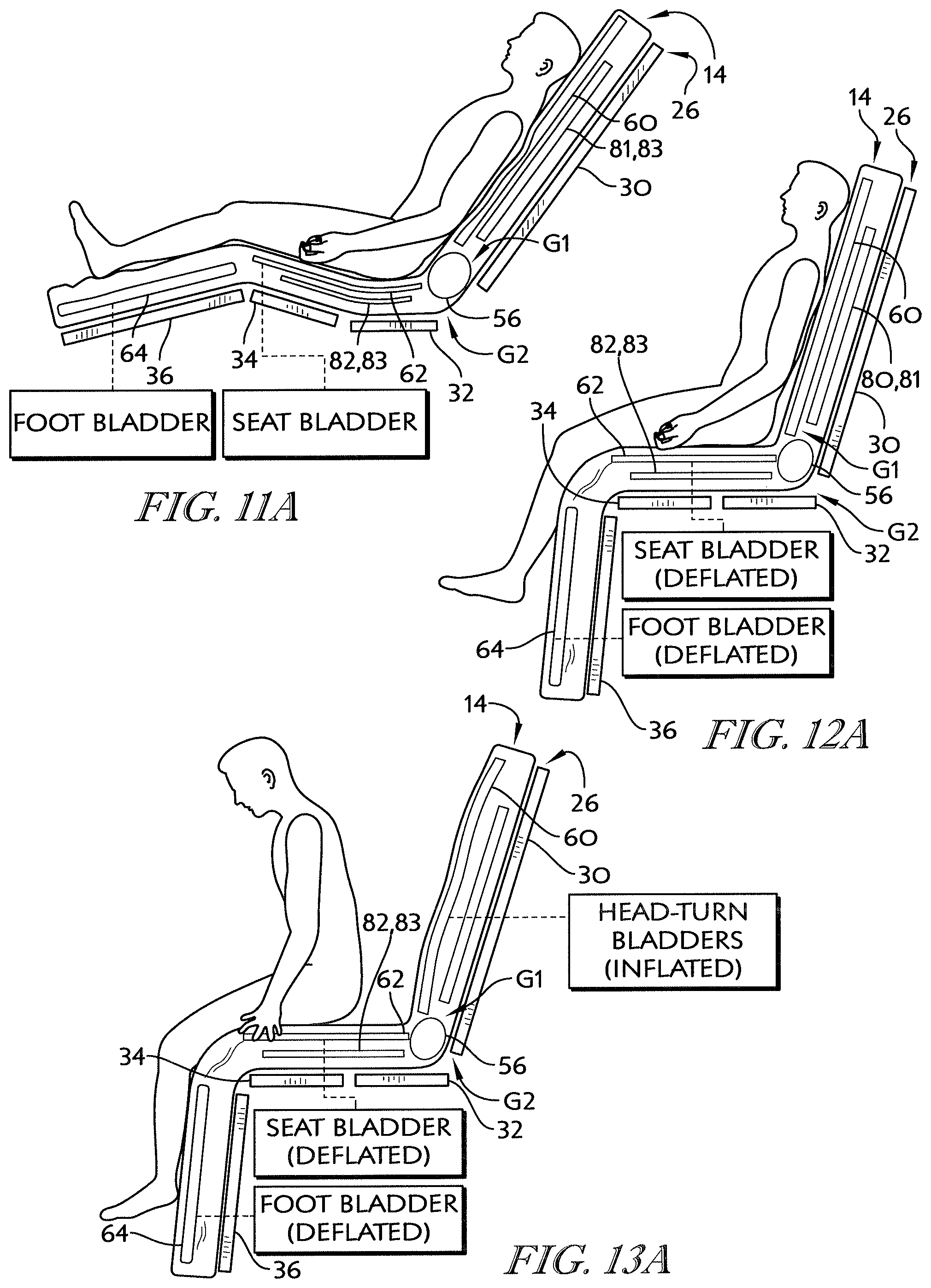 Patent US12102577 Figure 15 – Mattress bladder control using a bleed valve