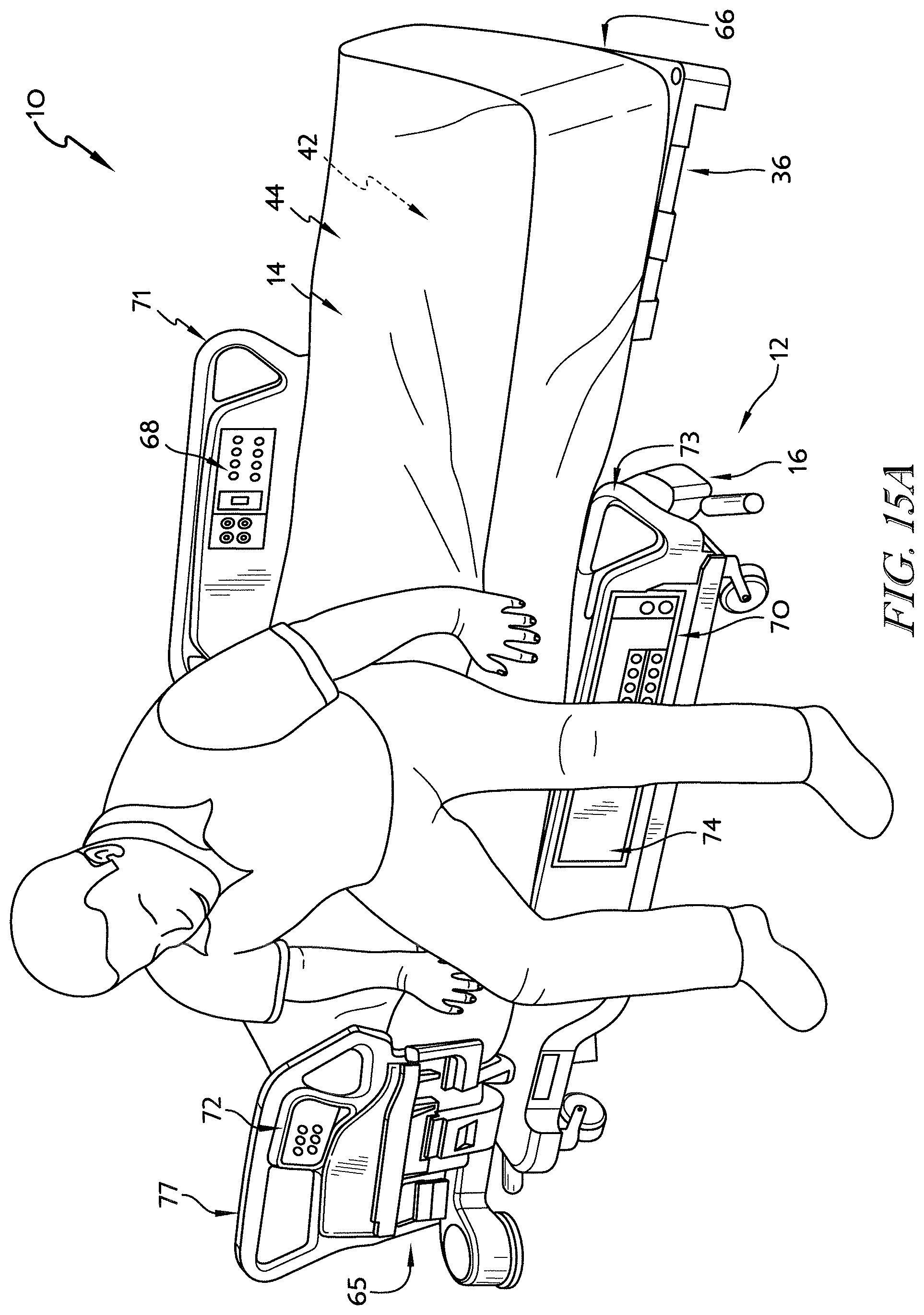 Patent US12102577 Figure 19 – Mattress bladder control using a bleed valve