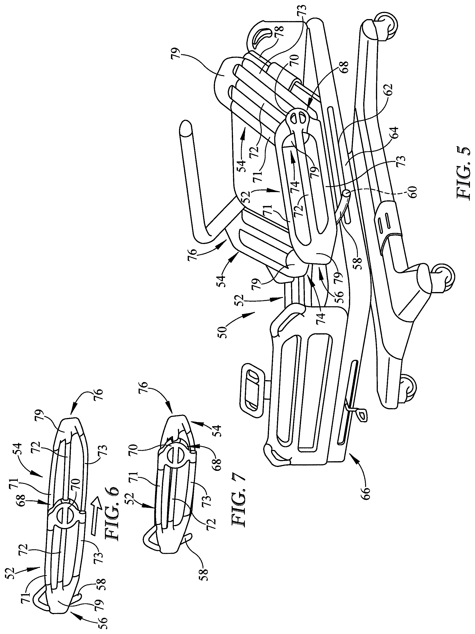 Patent US12102579 Figure 2 – Patient support apparatus having patient lift