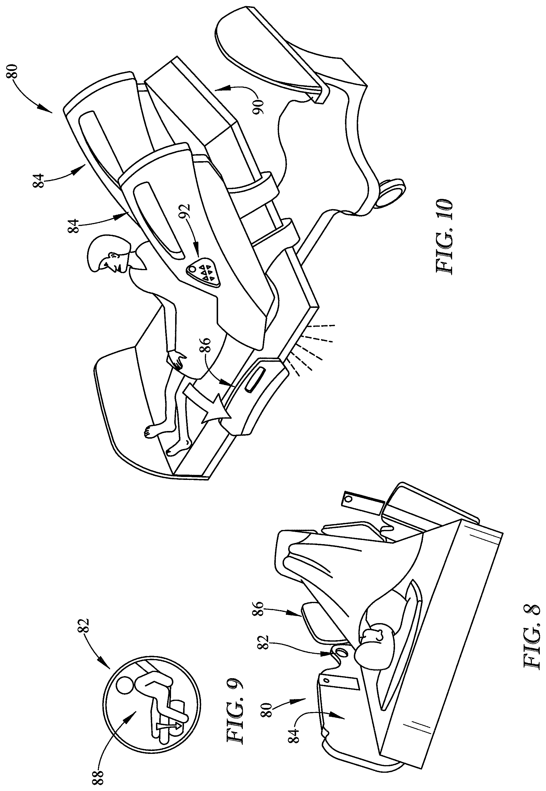 Patent US12102579 Figure 3 – Patient support apparatus having patient lift