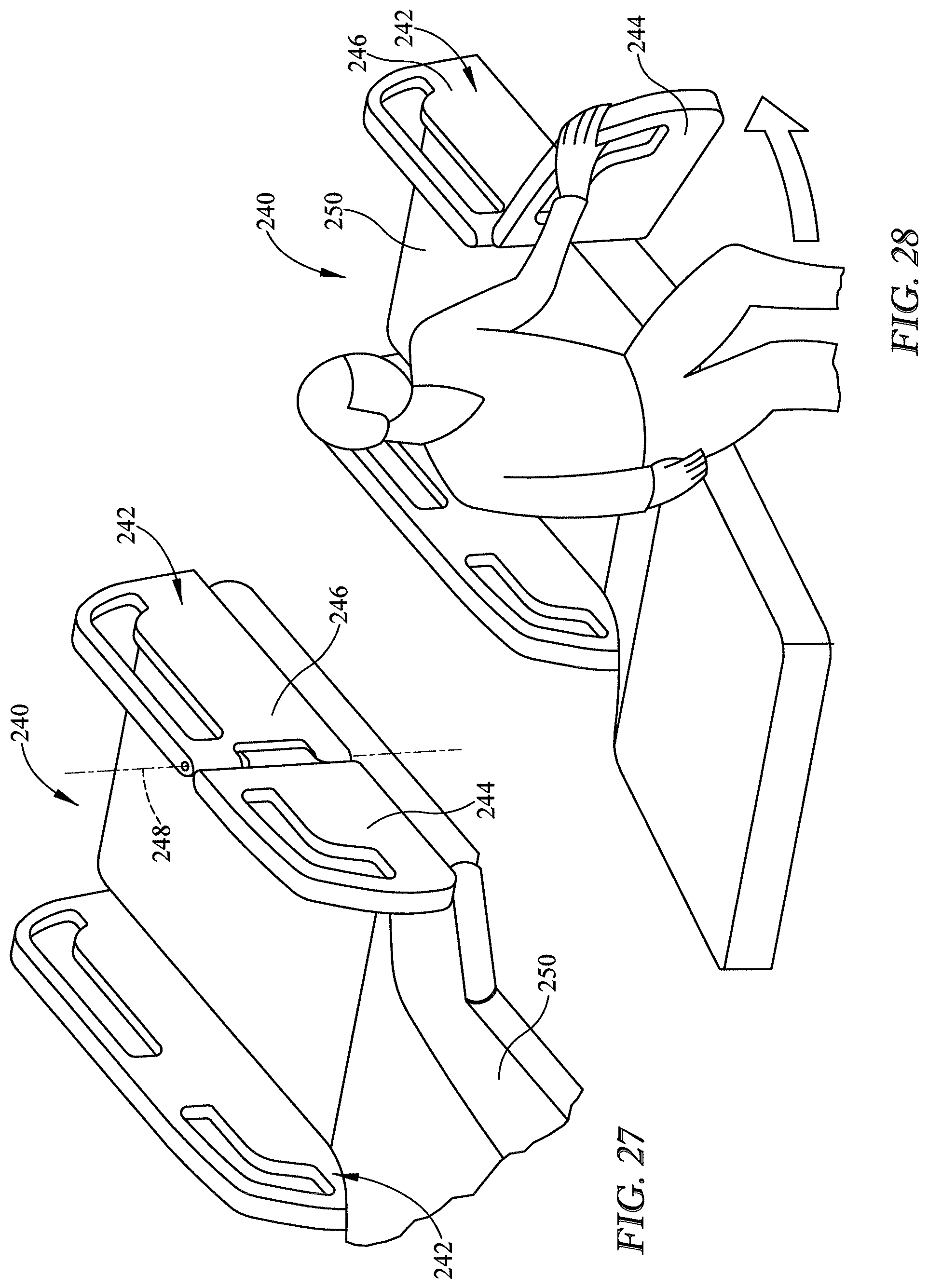 Patent US12102579 Figure 10 – Patient support apparatus having patient lift