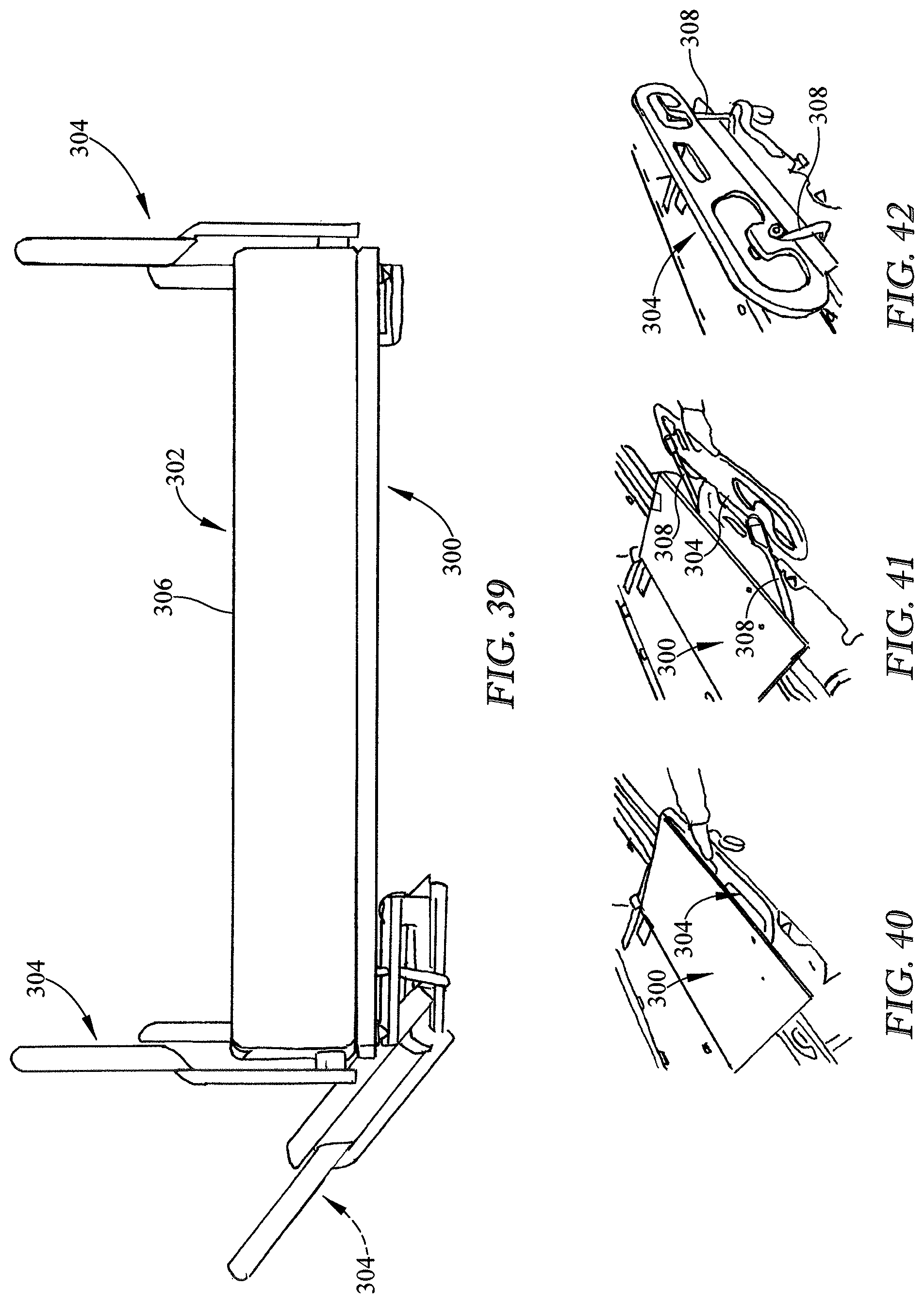 Patent US12102579 Figure 15 – Patient support apparatus having patient lift