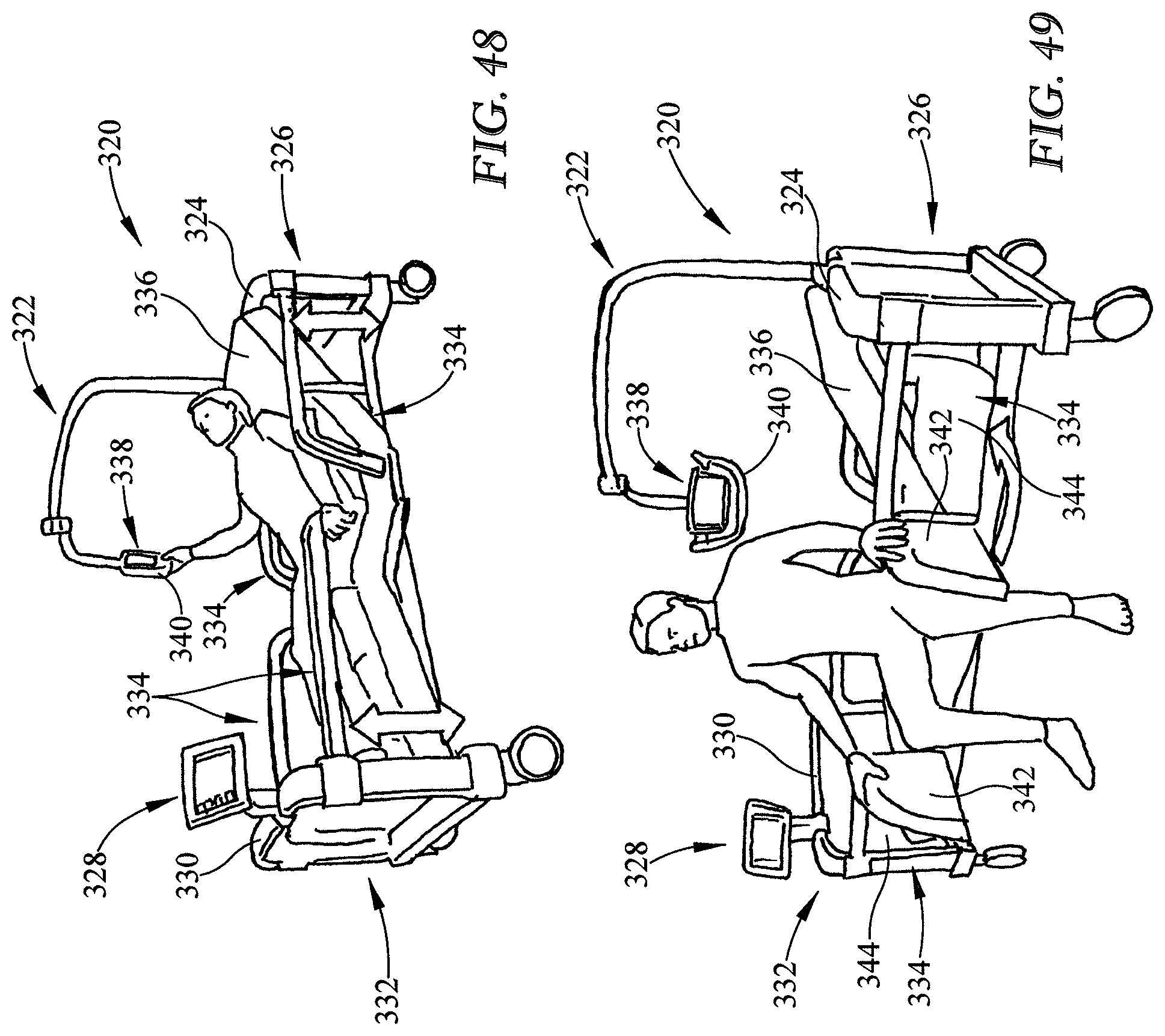 Patent US12102579 Figure 17 – Patient support apparatus having patient lift
