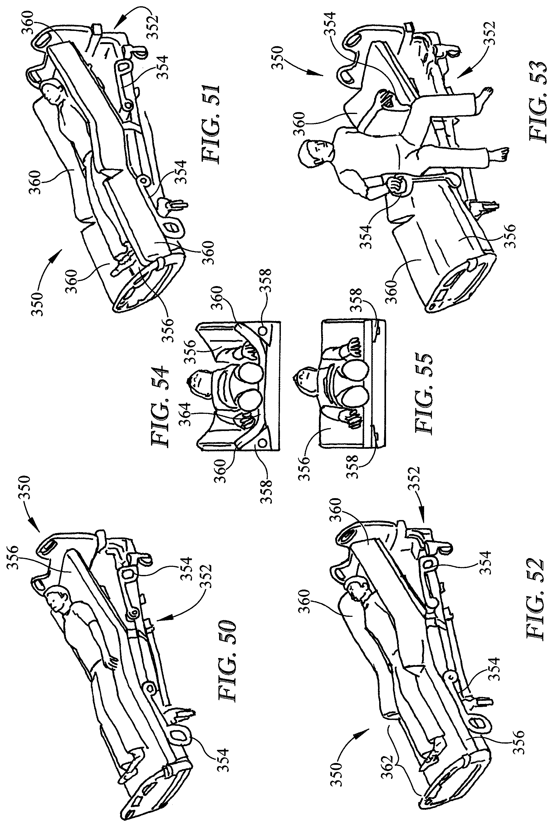 Patent US12102579 Figure 18 – Patient support apparatus having patient lift