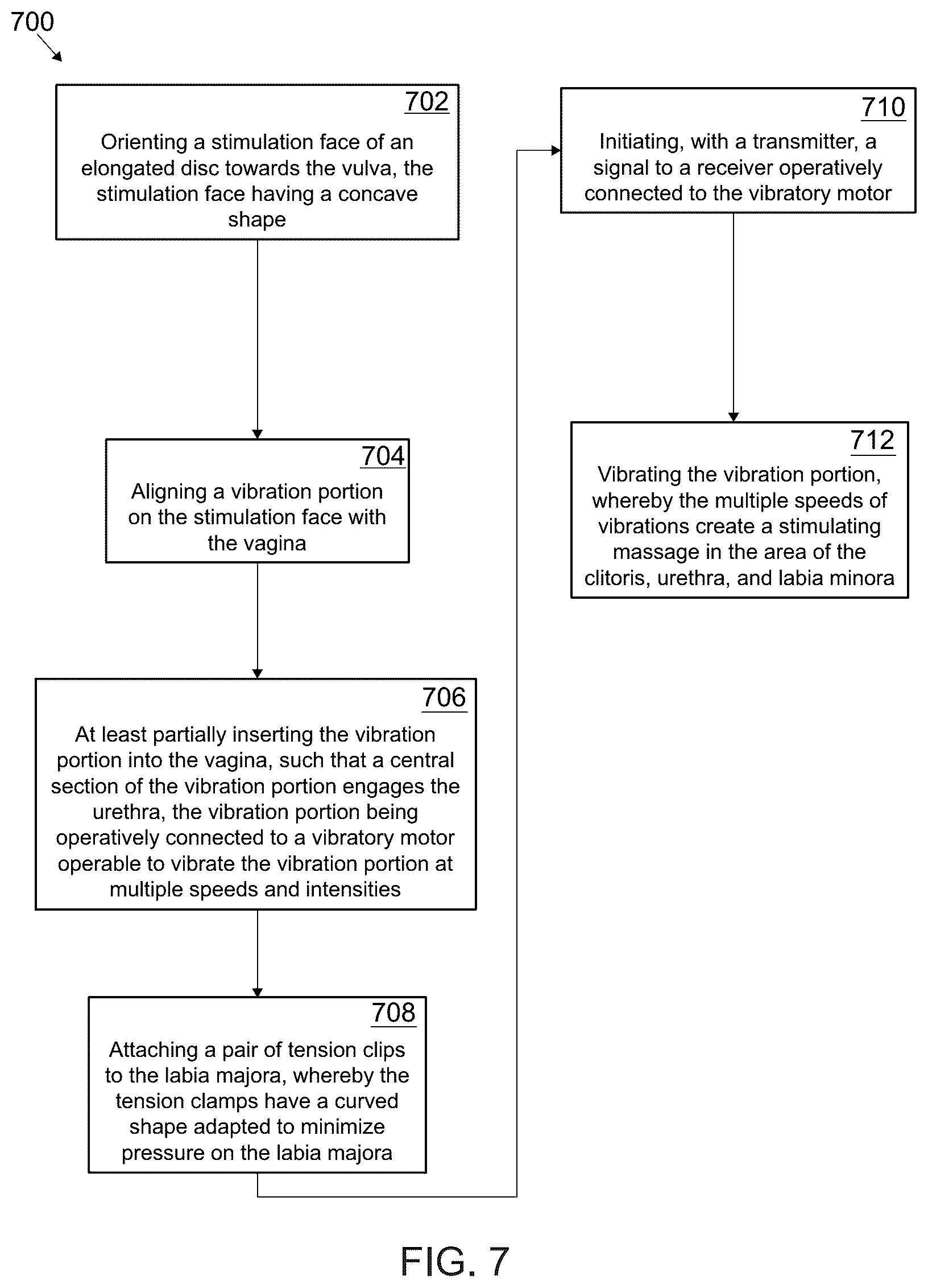 Patent US12102582 Figure 5 – Hands-free electromechanical vibrating female stimulation device