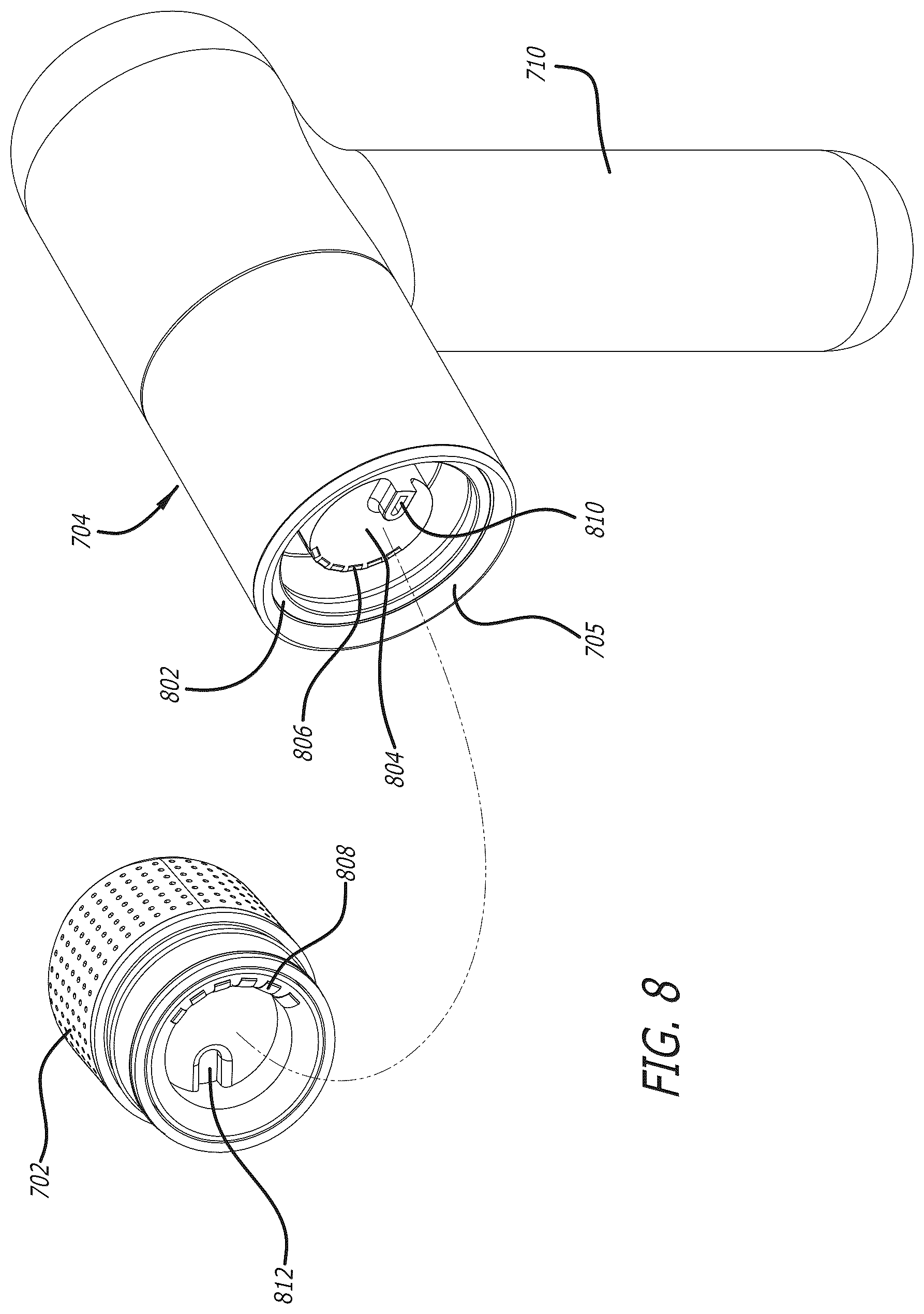 Patent US12102583 Figure 9 – Temperature-controlled massage node light indicator
