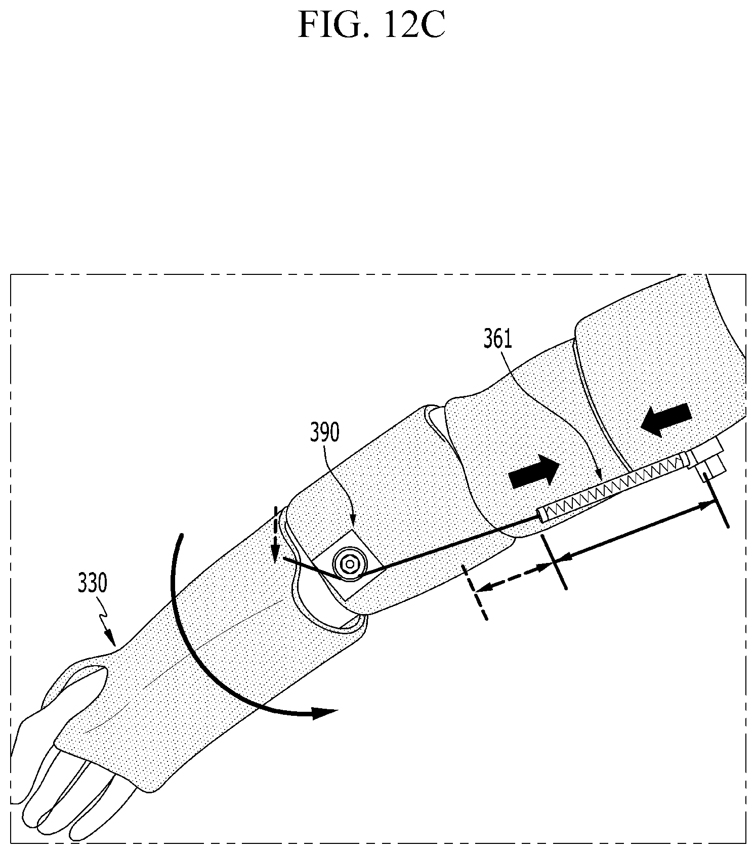 Patent US12102585 Figure 15 – Wearable robot for assisting upper limb movement by using artificial muscle