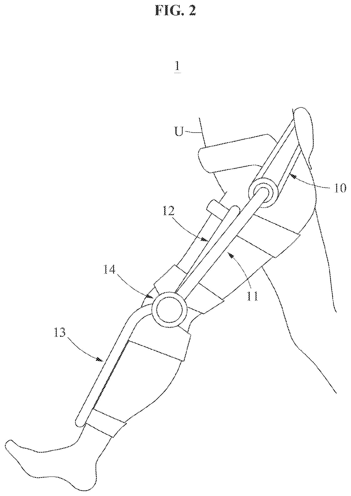 Patent US12102586 Figure 2 – Motion assistance apparatus