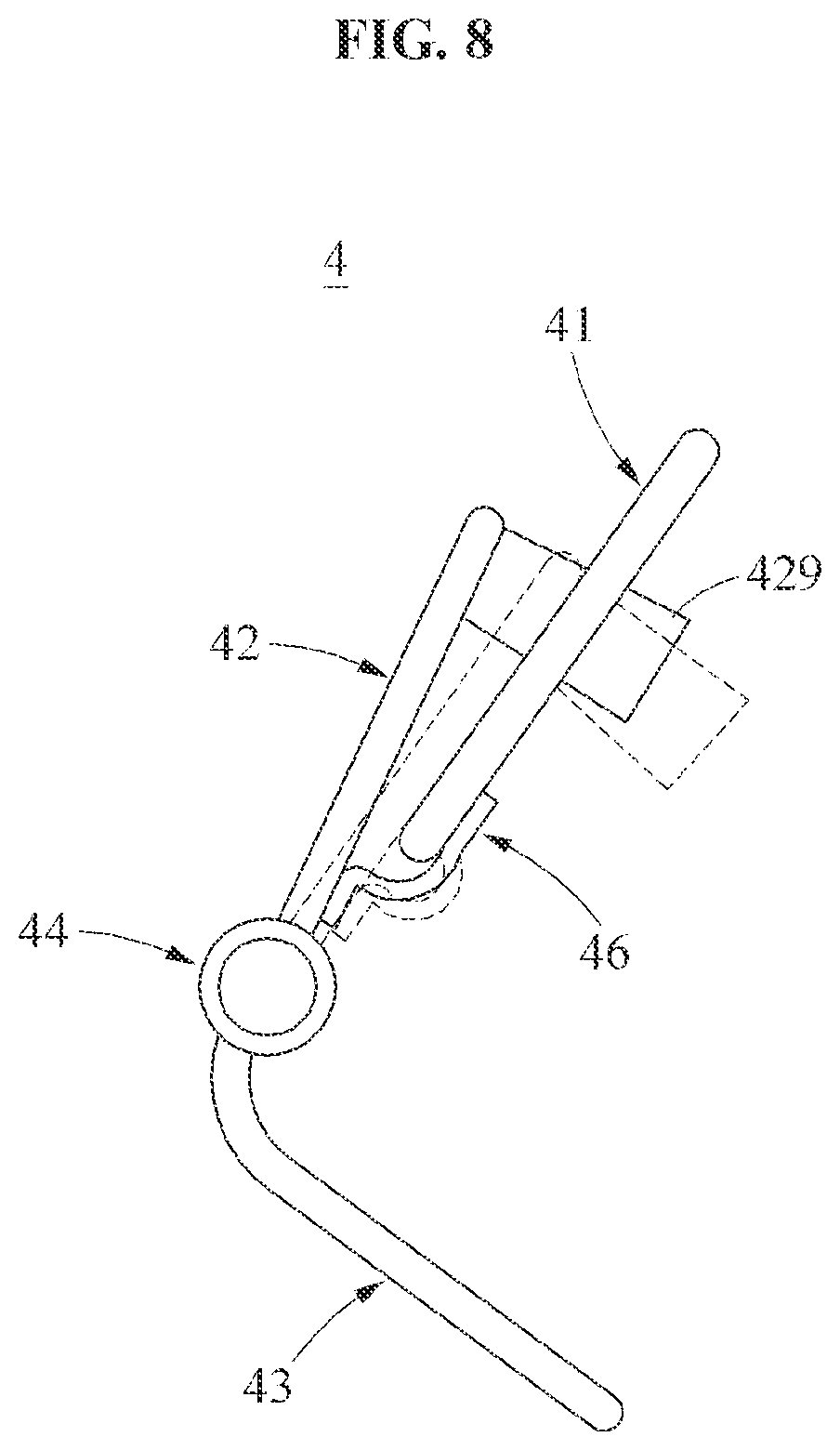 Patent US12102586 Figure 8 – Motion assistance apparatus