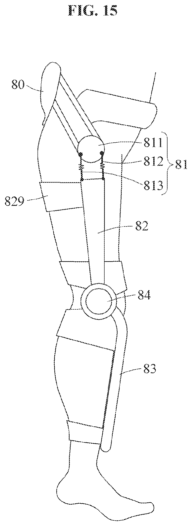 Patent US12102586 Figure 15 – Motion assistance apparatus