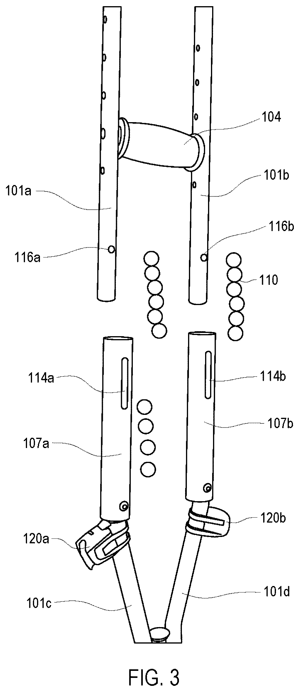 Patent US12102587 Figure 3 – Crutch