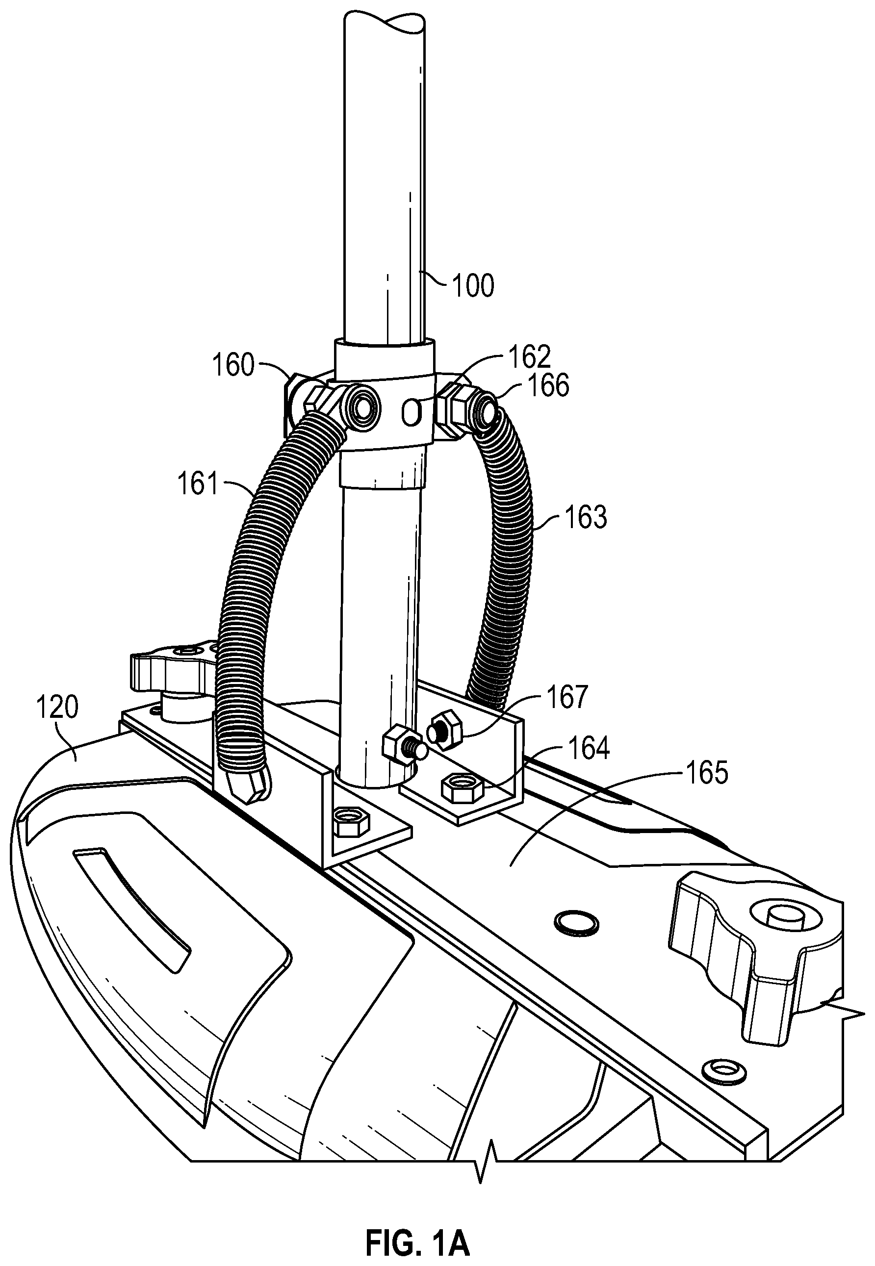Patent US12102588 Figure 2 – Powered walking assistance device with cane portion used as joystick controller