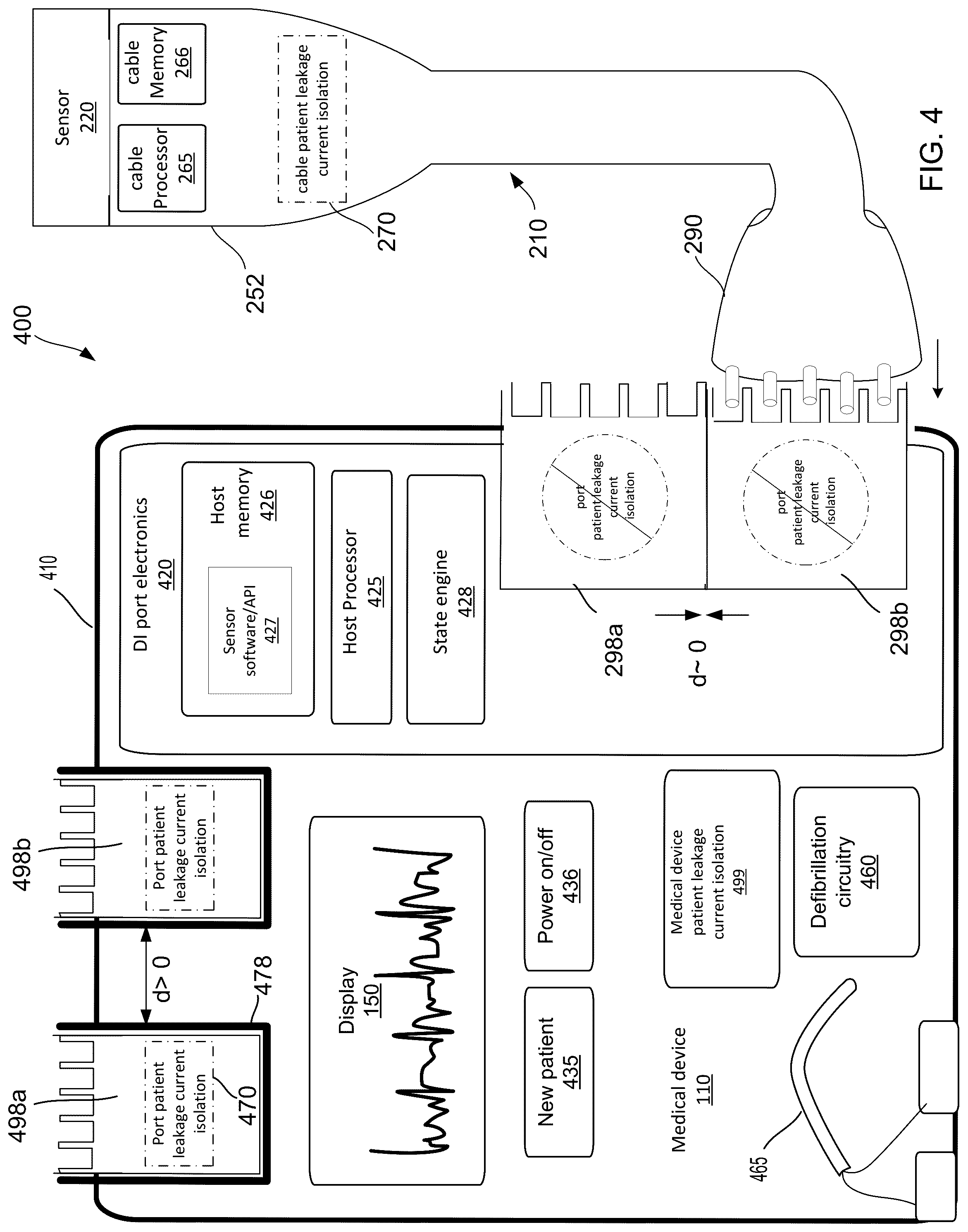 Patent US12102590 Figure 6 – Medical device system and hardware for sensor data acquisition