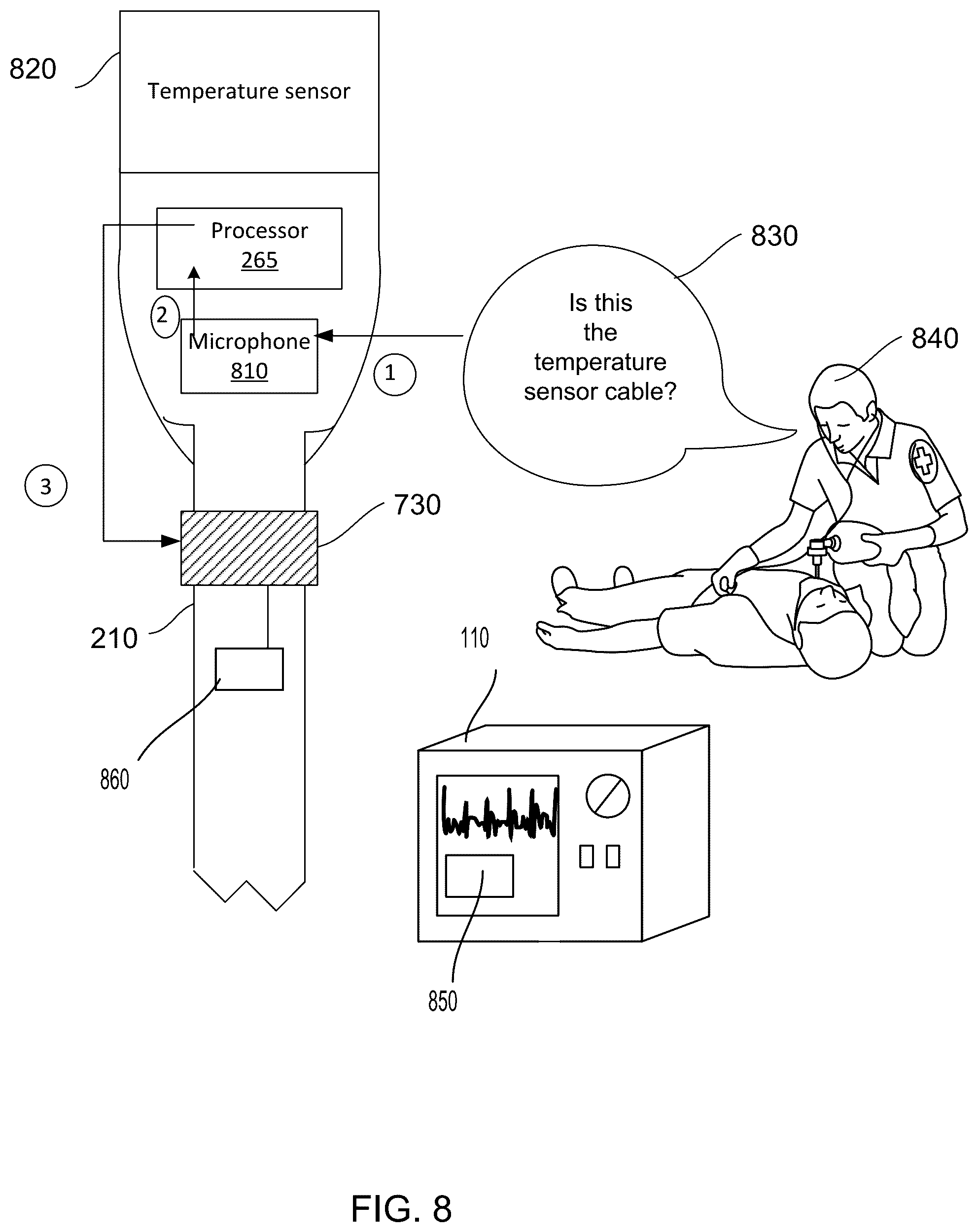 Patent US12102590 Figure 10 – Medical device system and hardware for sensor data acquisition