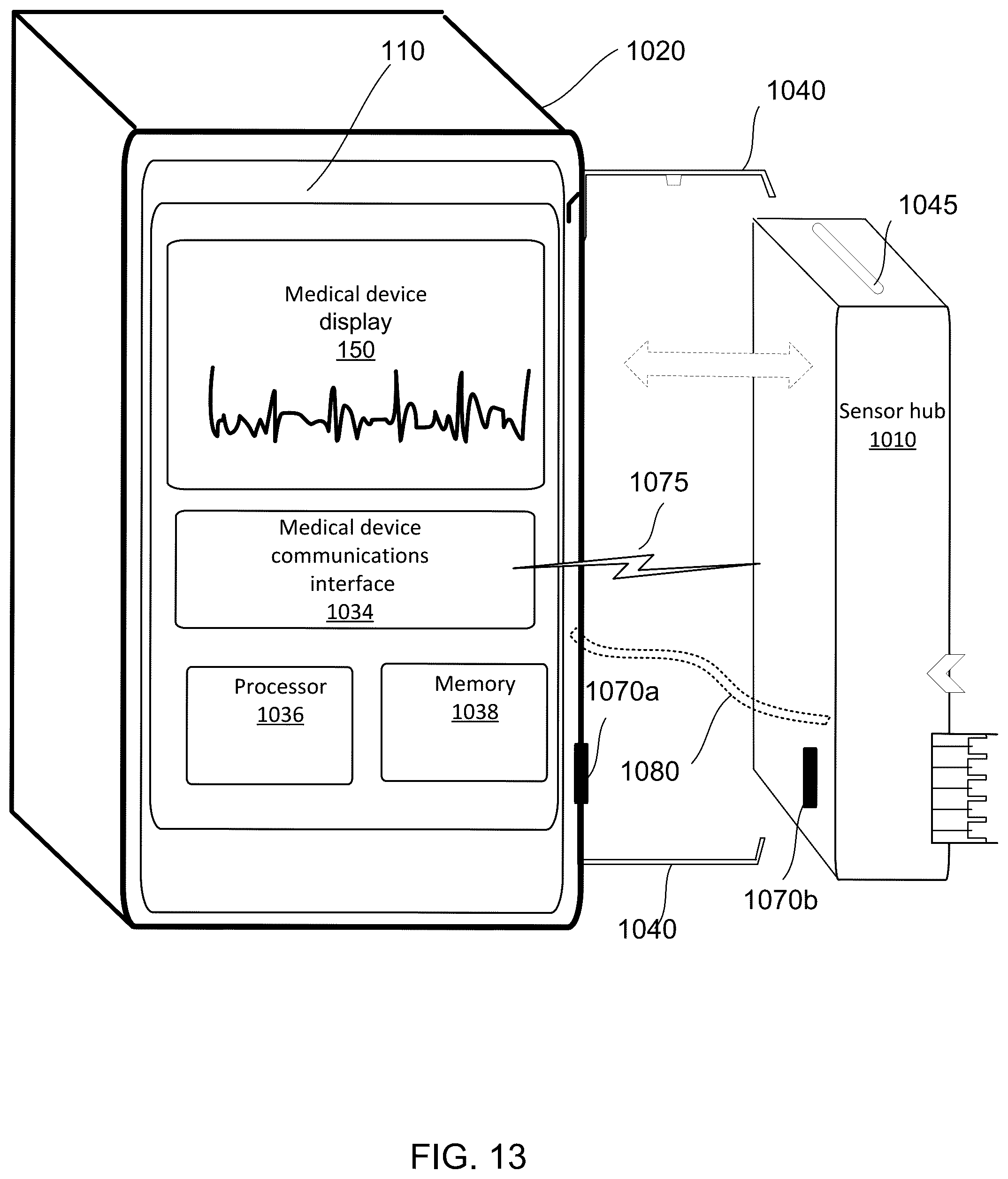 Patent US12102590 Figure 15 – Medical device system and hardware for sensor data acquisition