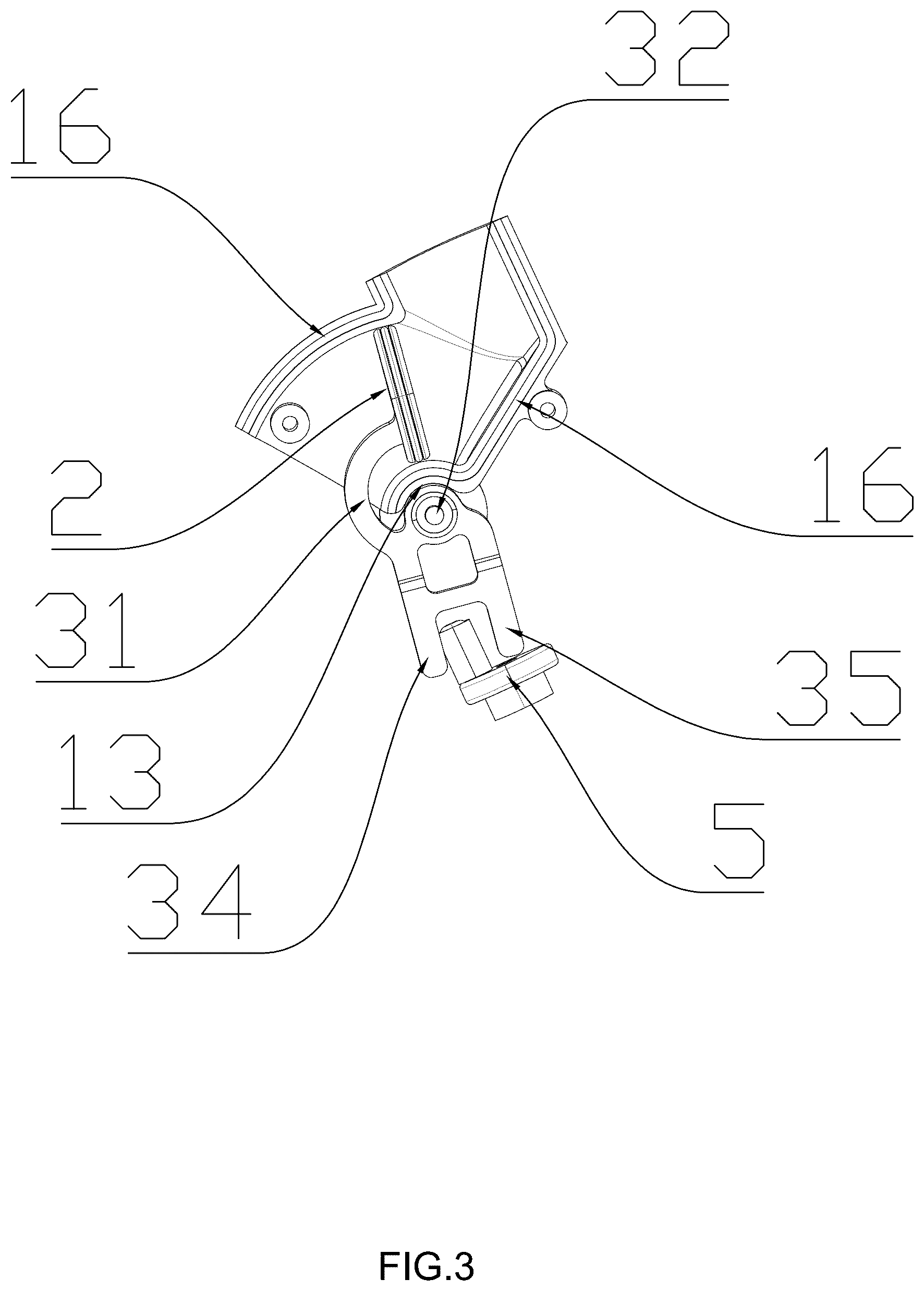 Patent US12102592 Figure 3 – Motor-linked blowing and sucking structure and health care tool using same