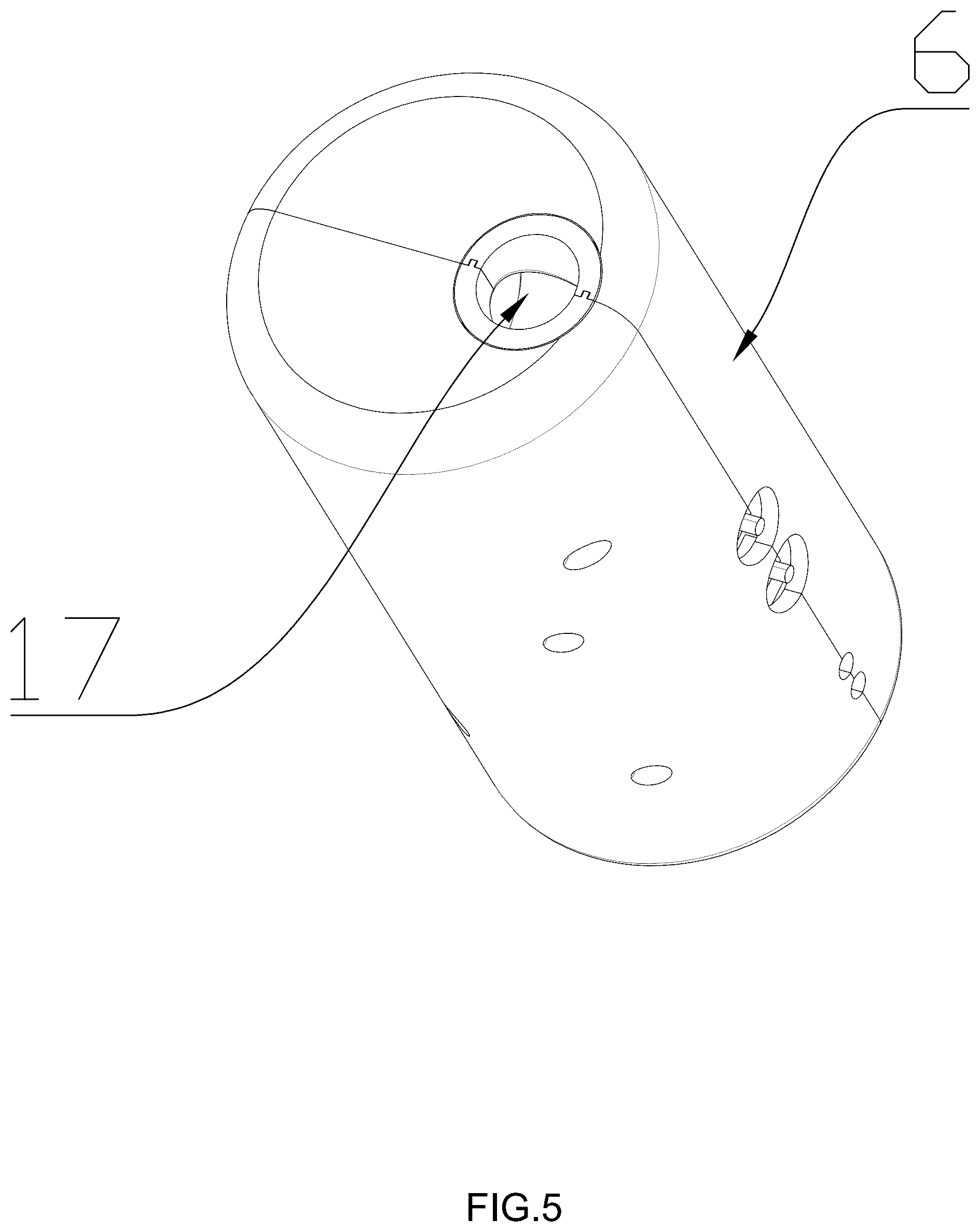 Patent US12102592 Figure 5 – Motor-linked blowing and sucking structure and health care tool using same