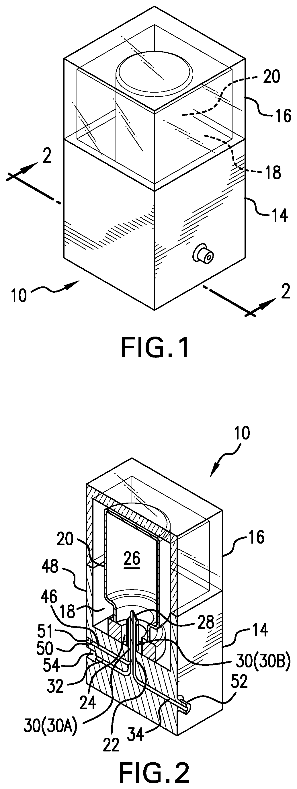 Patent US12102595 Figure 1 – Serially-connectable drug modules for combinatorial drug delivery device