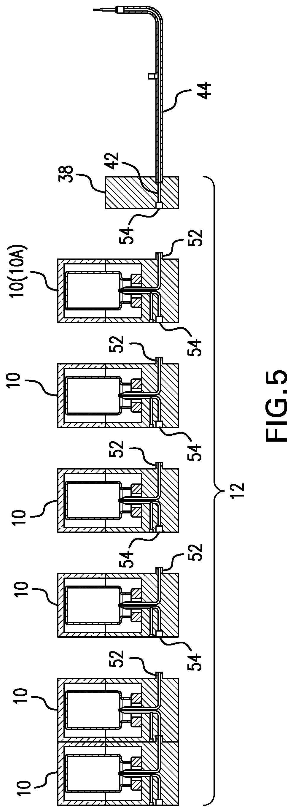 Patent US12102595 Figure 4 – Serially-connectable drug modules for combinatorial drug delivery device