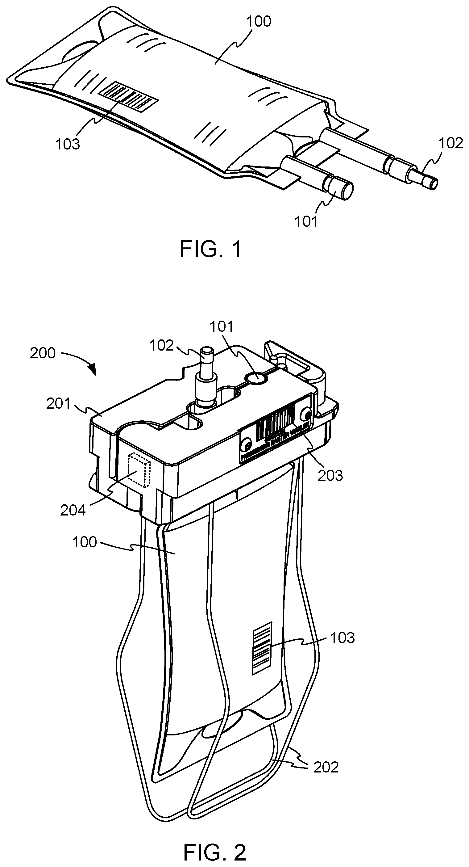 Patent US12102596 — Bag transfer mechanism for IV compounding — Figure 1