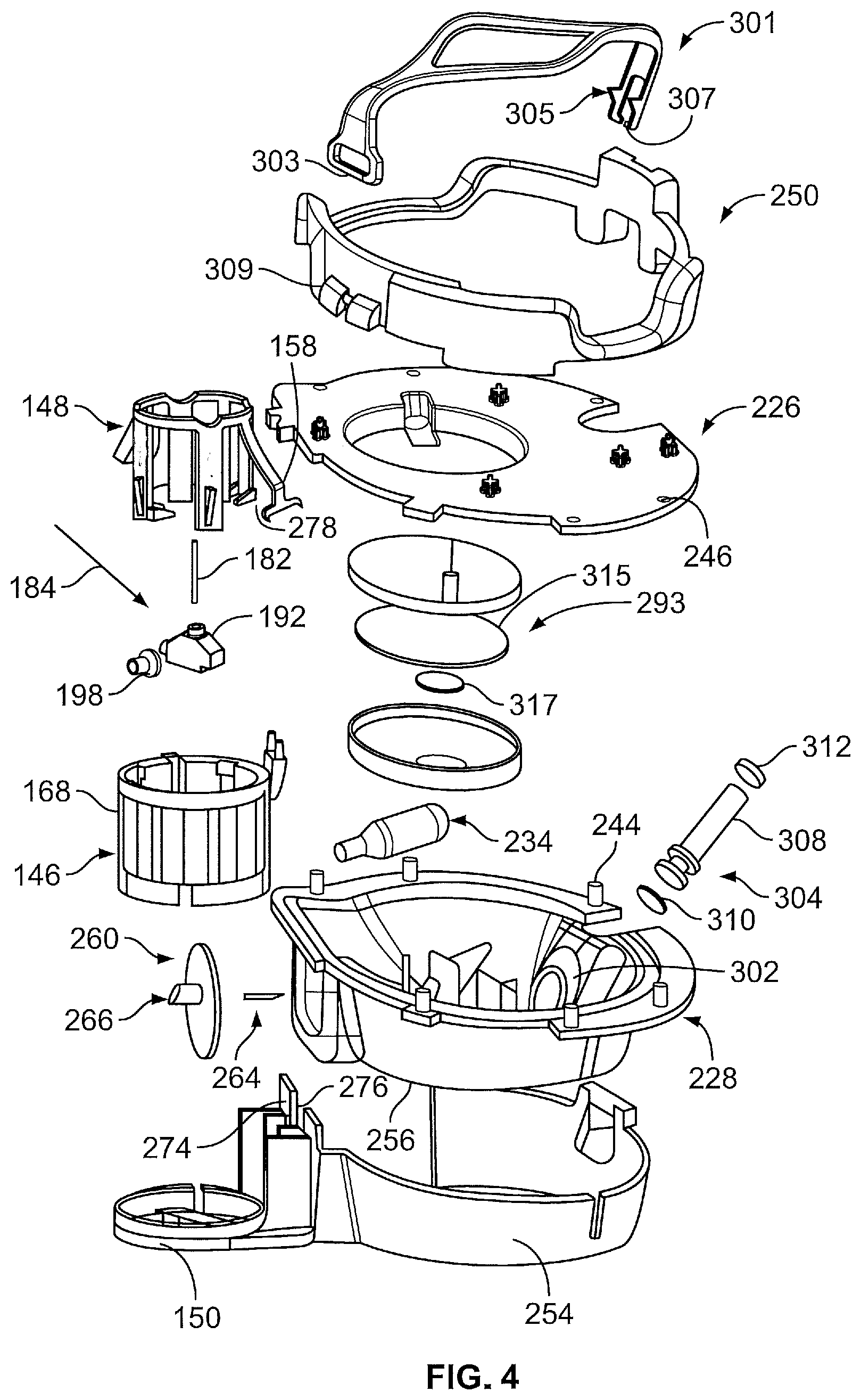 Patent US12102599 Figure 5 – Pressurized gas powered liquid transfer device and system