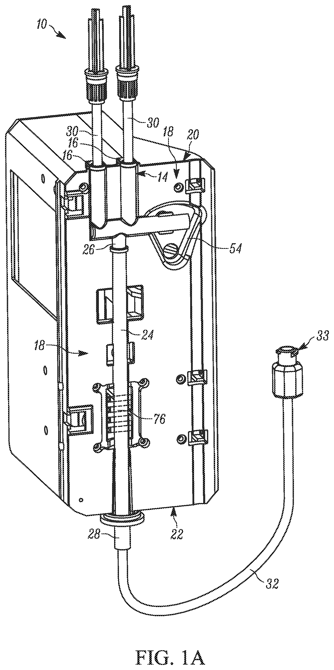 Patent US12102600 Figure 1 – Feeding set and enteral feeding pump assembly