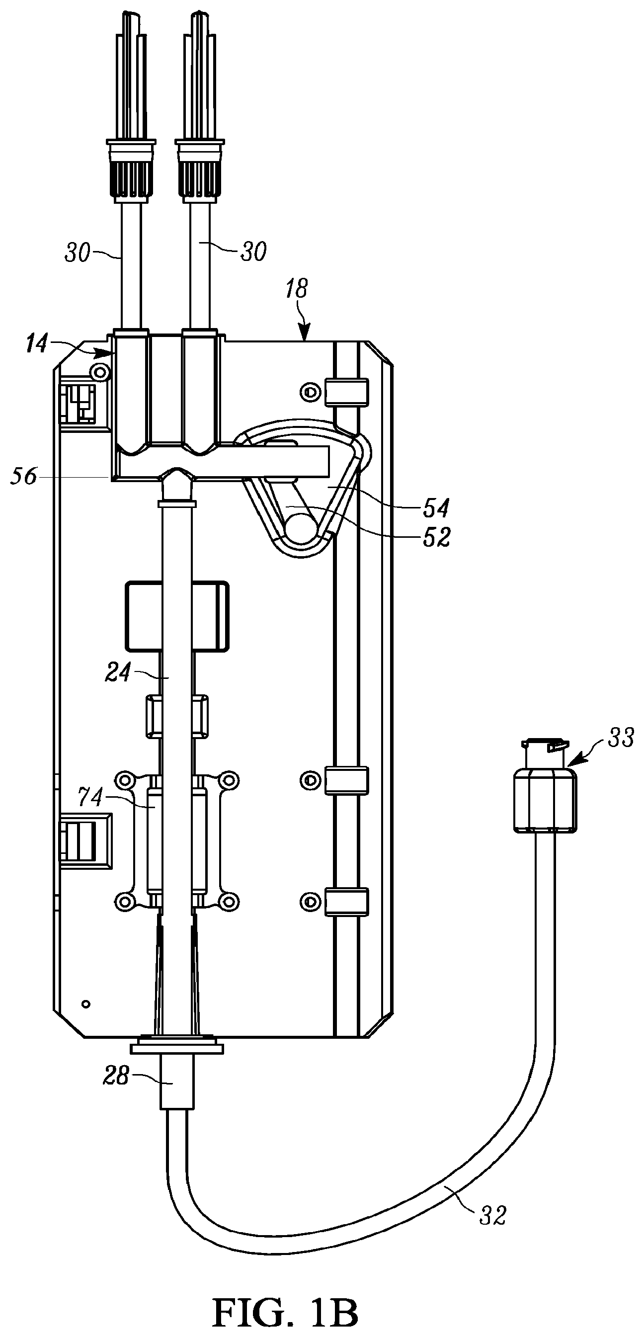 Patent US12102600 Figure 2 – Feeding set and enteral feeding pump assembly